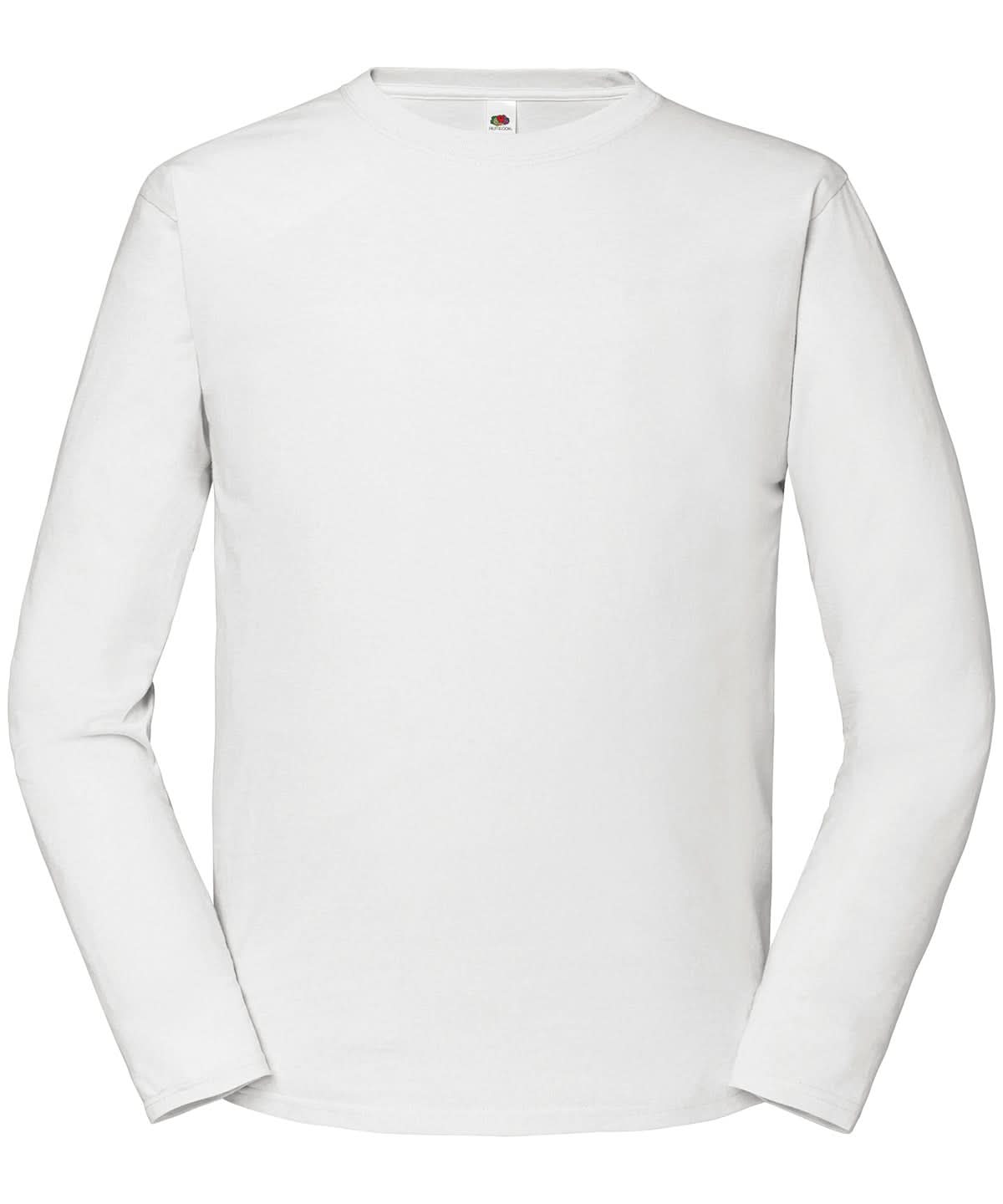 Iconic 195 Ringspun Premium Long Sleeve T SS434 - White* - Customisable T-Shirt