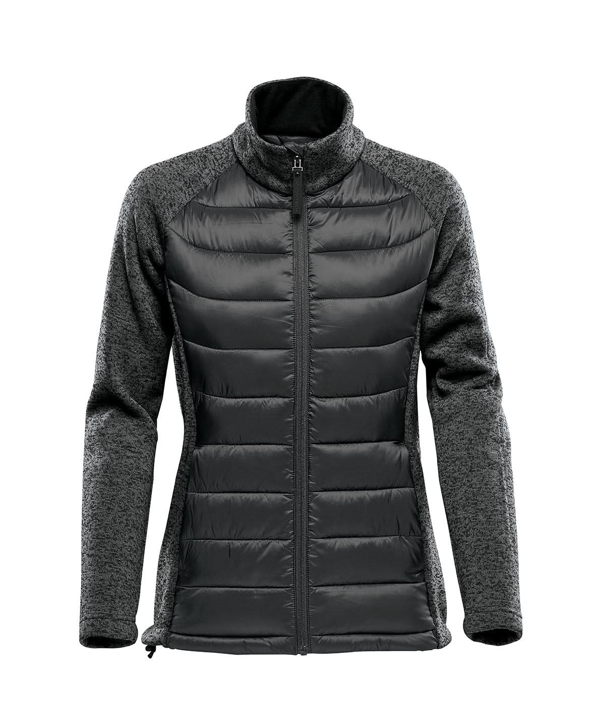 Stormtech Womens Narvik Hybrid Jacket ST199 - Black Dolphin Heather - Customisable Jacket