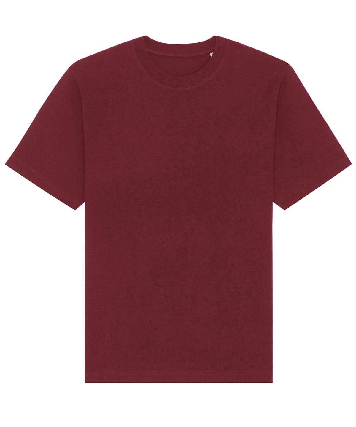 Stanley/Stella Freestyler relaxed heavy t shirt STTU788 SX142 - Burgundy - Customisable T-Shirt