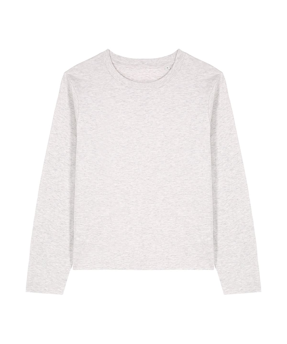 Stanley/Stella Stella Muser long sleeve STTW219 SX262 - Cool Heather Grey - Customisable T-Shirt