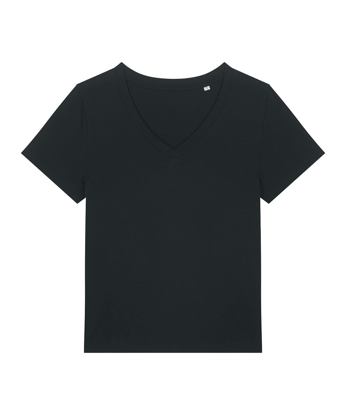 Stanley/Stella Womens Stella Isla v neck t shirt STTW176 SX720 - Black - Customisable T-Shirt