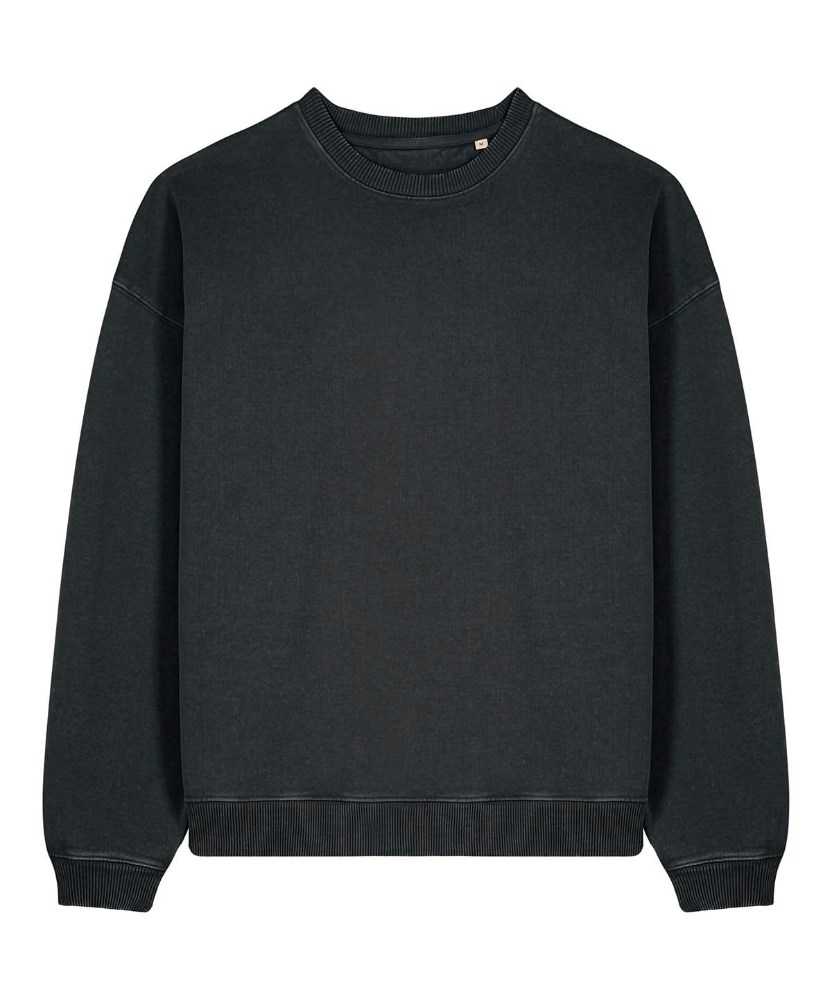Stanley/Stella Radder 20 Vintage STSU210 SX751 - Garment Dyed Black Rock - Customisable Sweatshirts