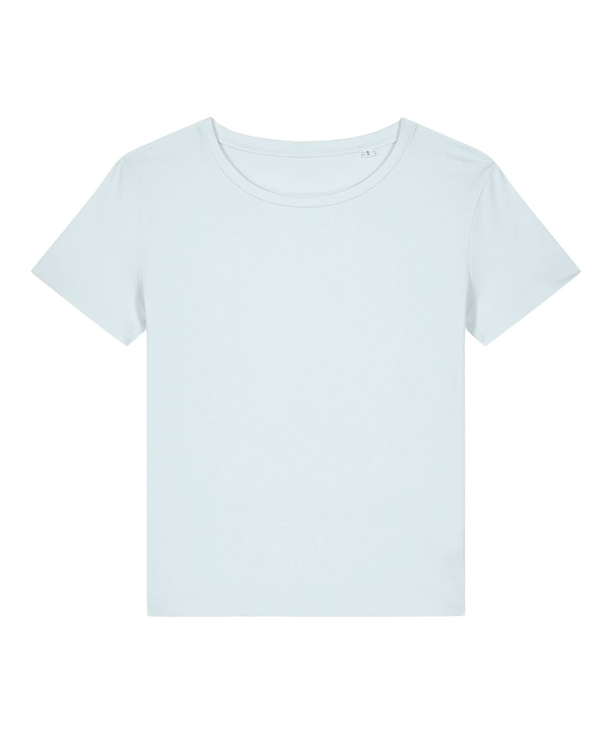 Stanley/Stella Womens Stella Serena Iconic Mid Light T Shirt STTW173 Blue Ice SX781 - Blue Ice - Customisable T-Shirt