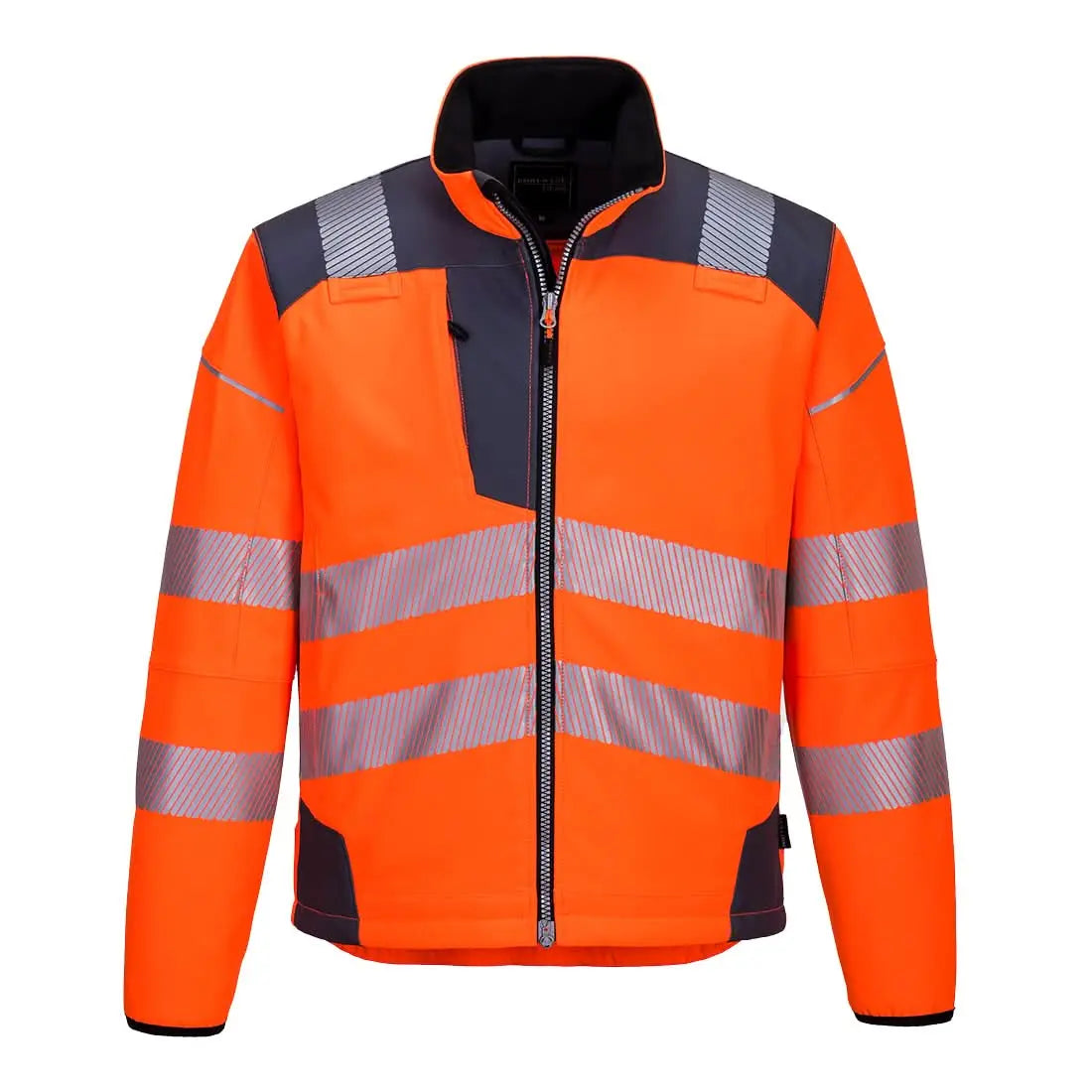Pw3 Hi Vis Softshell (3 L) T402 - - Customisable Softshell Jackets