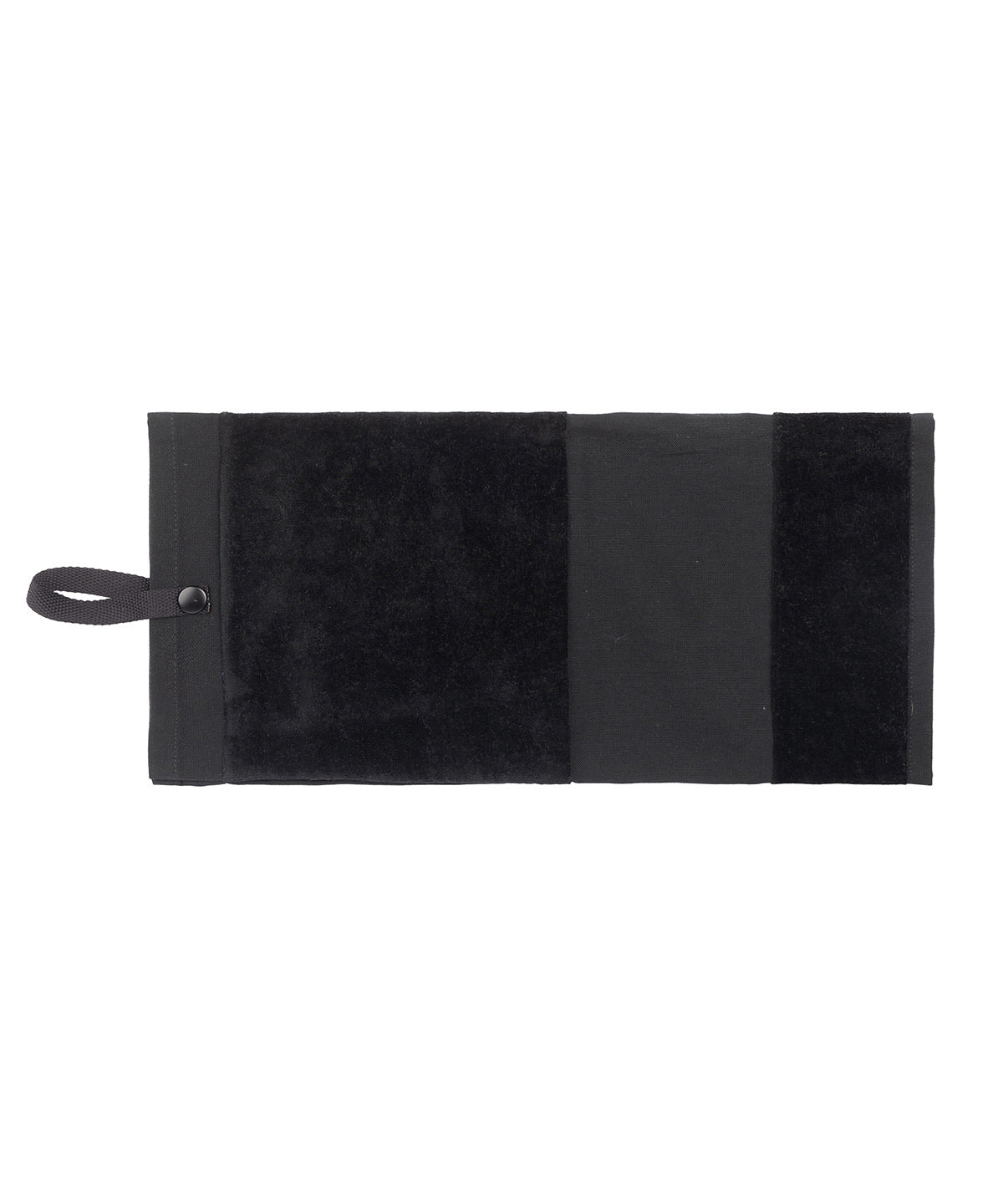 Deluxe velour golf towel - TC014 - Black One size - Customisable Towels