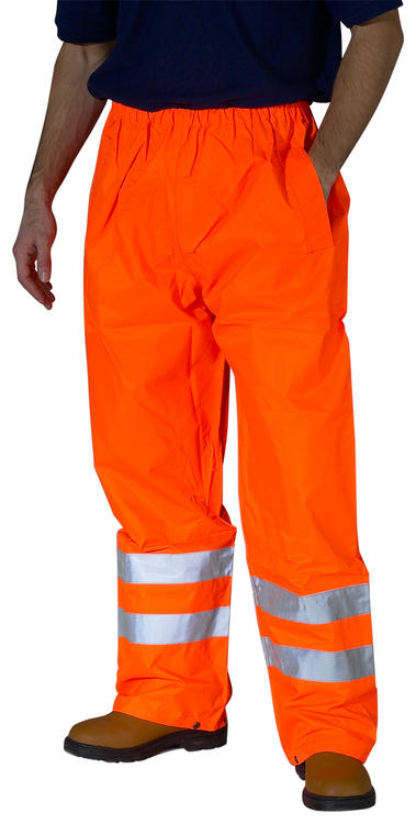 Beeswift Hi Vis Padded Thermal Lined Rain Trousers Pten - - Customisable Trousers