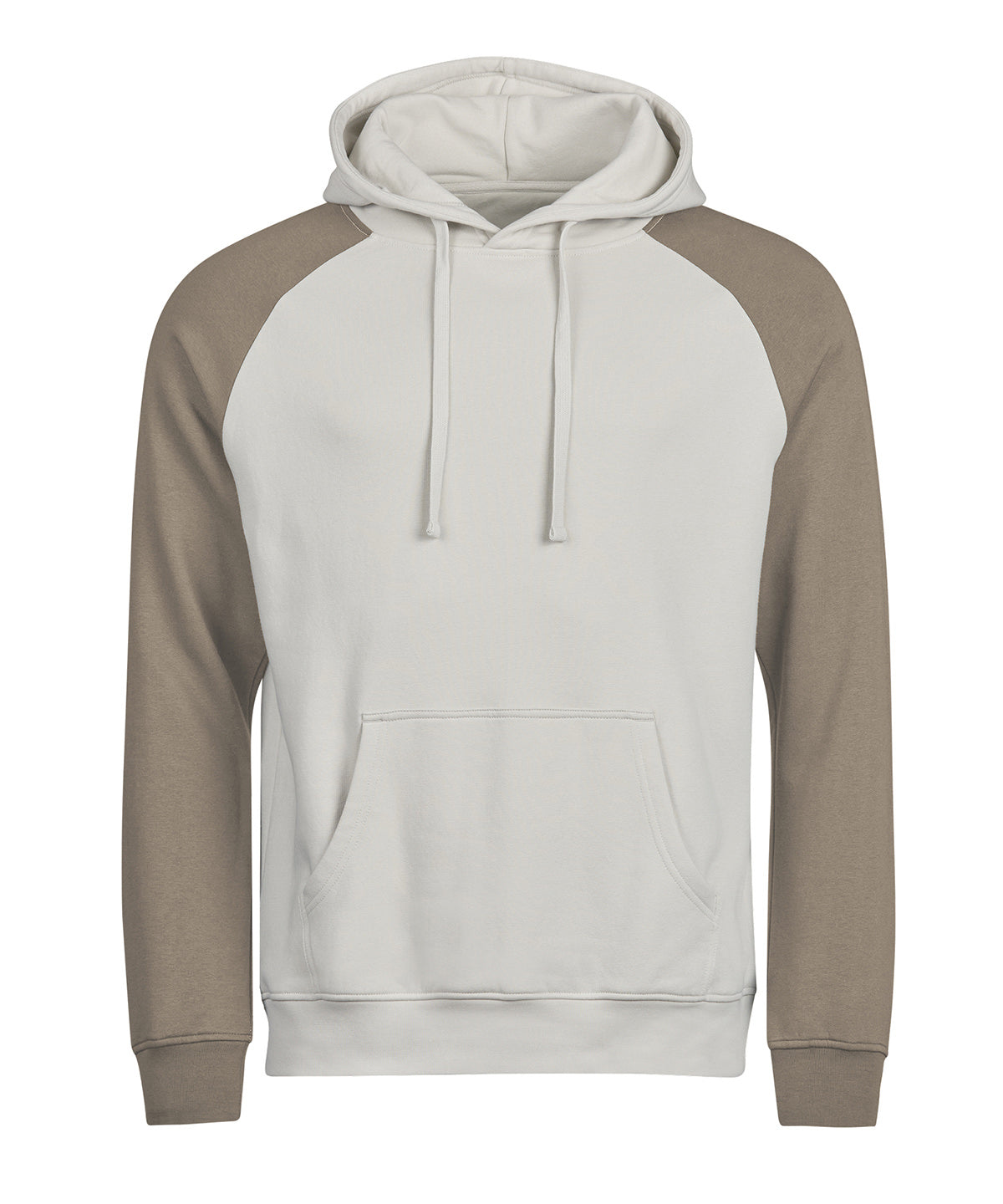 UNLABELED two-tone hooded sweatshirt (5156) - TJ123 - Cement Clay - Customisable Hoodies