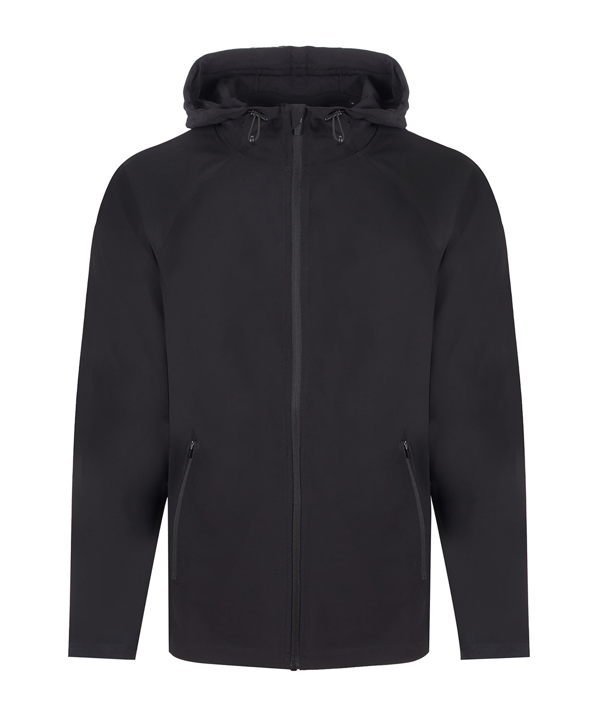 Technical zip-through hoodie - TL578 - Black - Customisable Hoodies