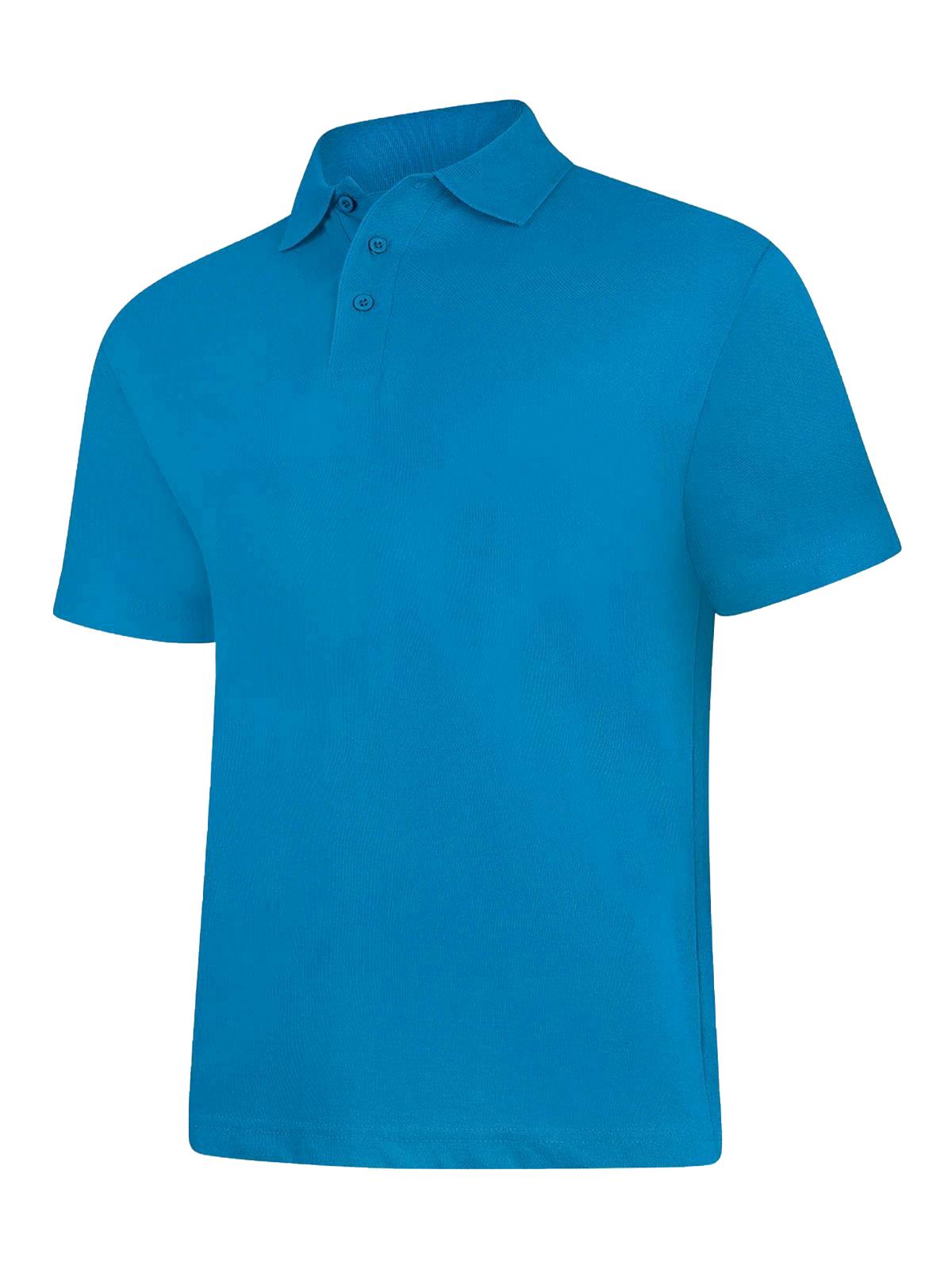 Ladies Active Cotton Poloshirt - UC115 - Sapphire - Customisable Polos
