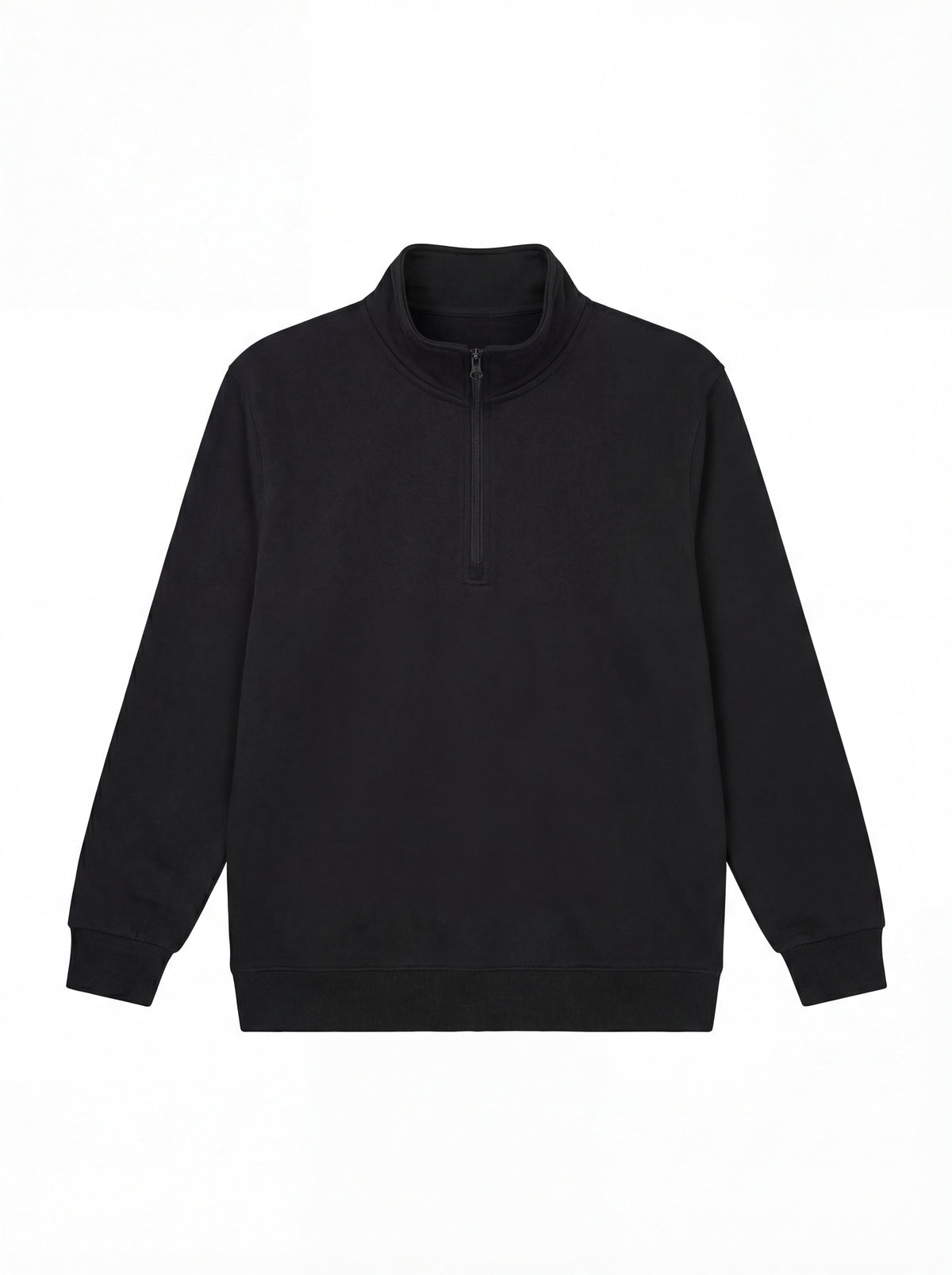 Quarter Zip Sweatshirt - UC213 - Black - Customisable SWEATA