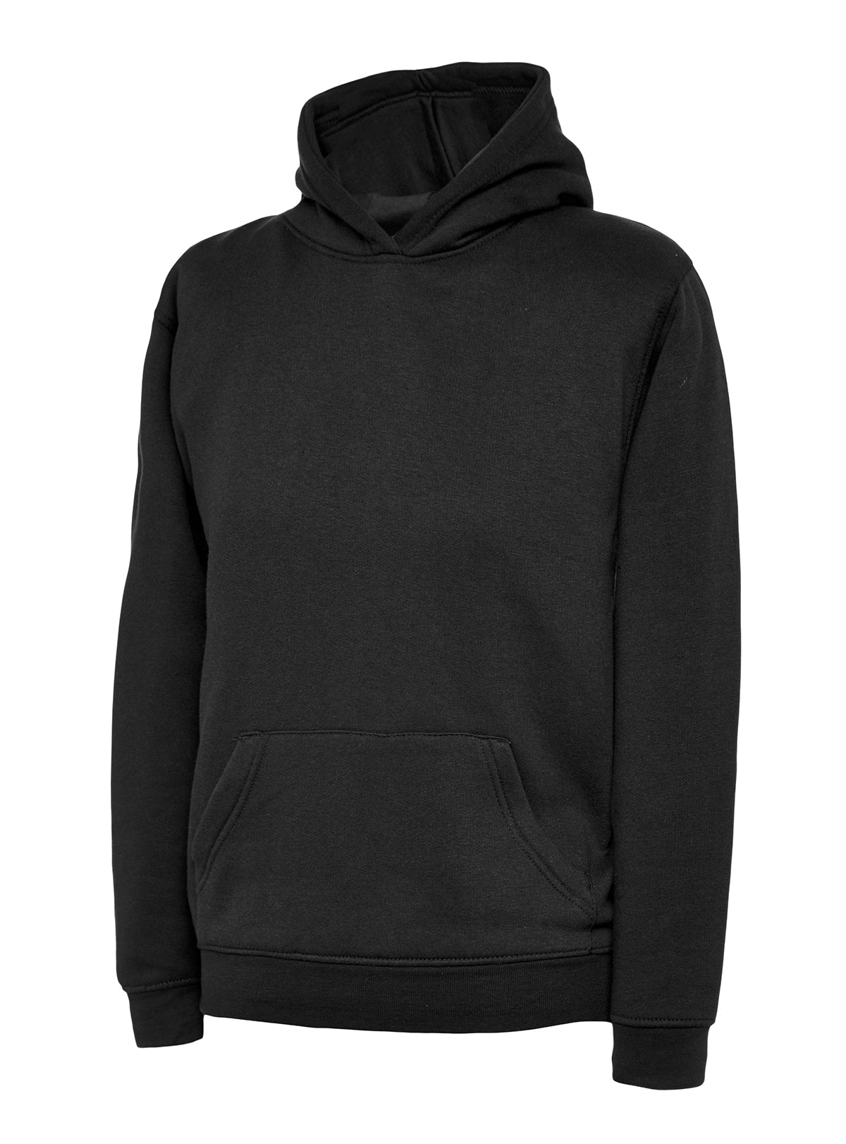 Childrens Classic Hooded Sweatshirt - UC503 - Black - Customisable Sweatshirts