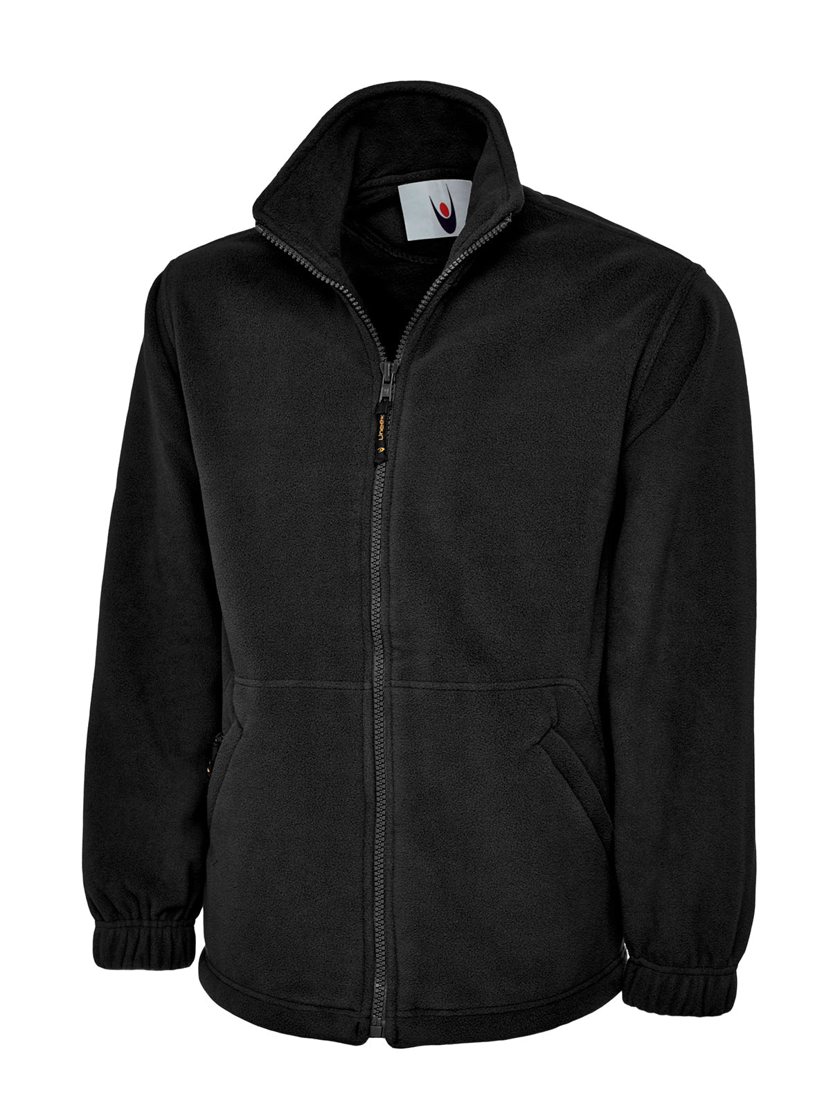 Classic Full Zip Fleece Jacket - UC604 - Black - Customisable Jacket