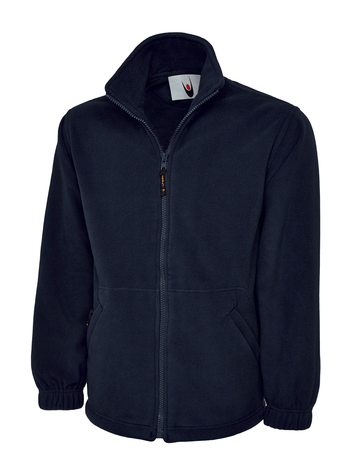 Classic Full Zip Fleece Jacket - UC604 - Navy - Customisable Jacket