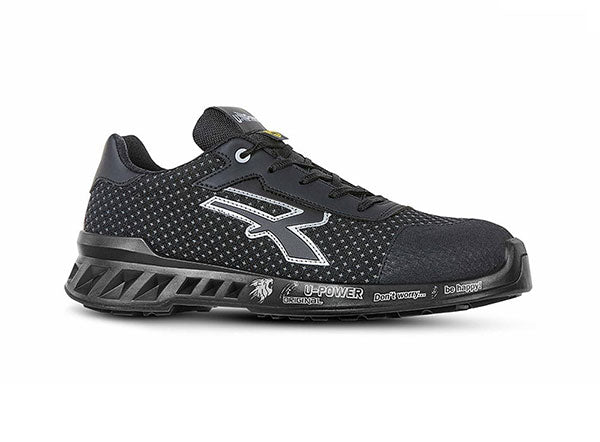 Upower Upower Logan Light Safety Shoes Esd Uprv20104 - Black - Customisable Safety Trainers