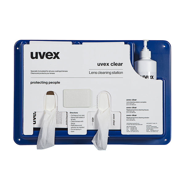 Uvex Complete Lens Cleaning Station - - Customisable Eyewear Cleaning