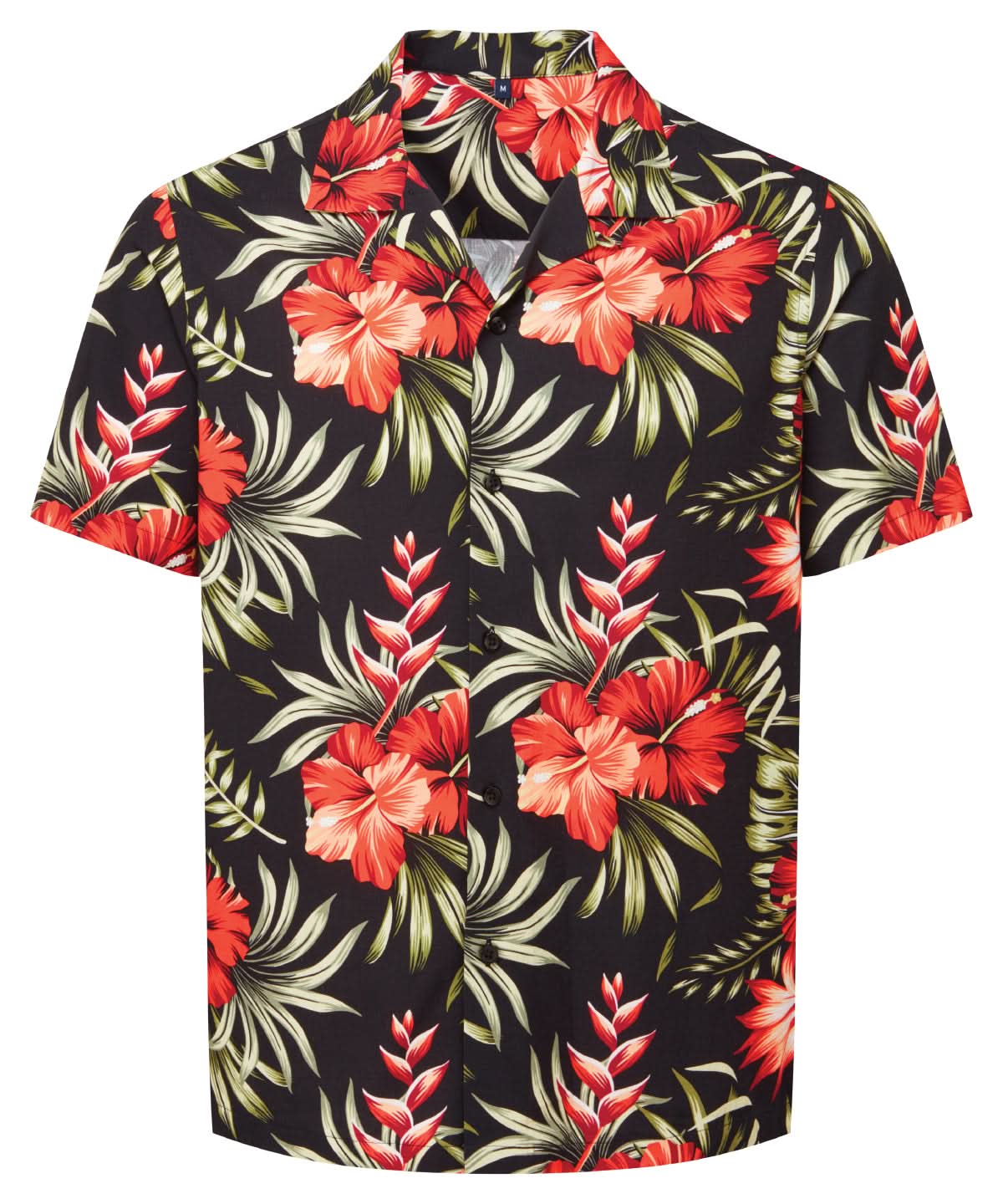 Wombat Mens Shirt WB500 - Black Red - Customisable Shirts