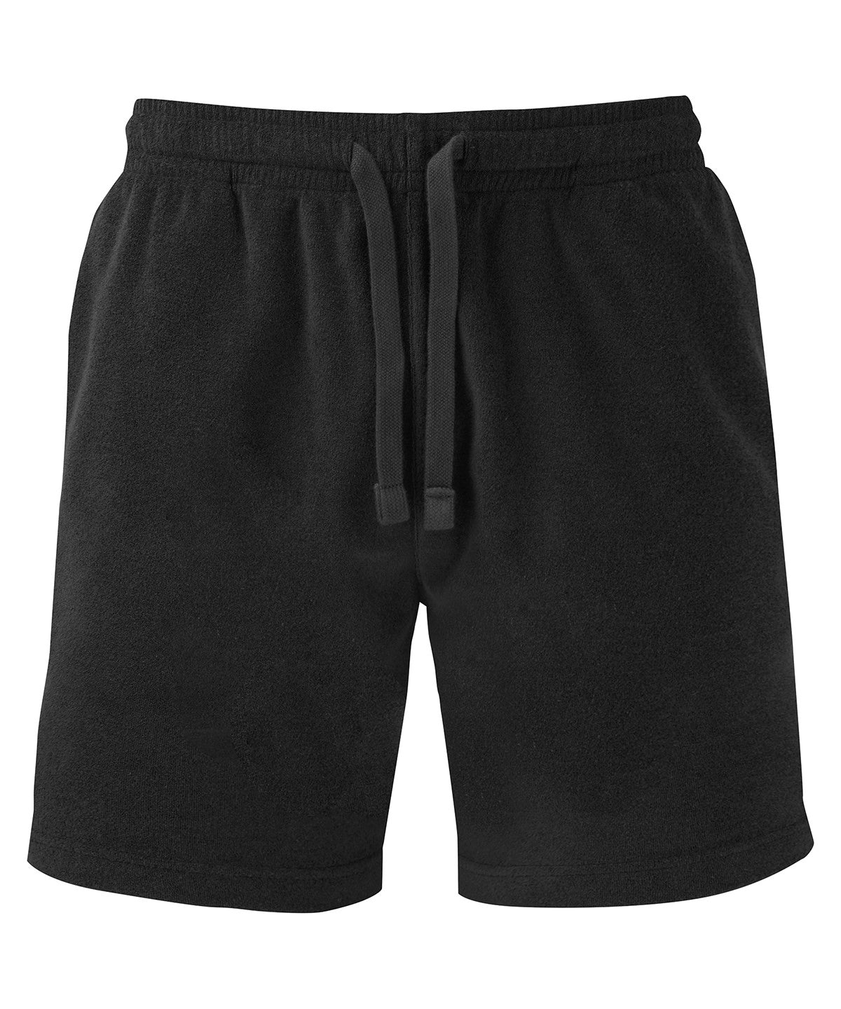 Men’s Terry shorts - WB510 - Black - Customisable Shorts