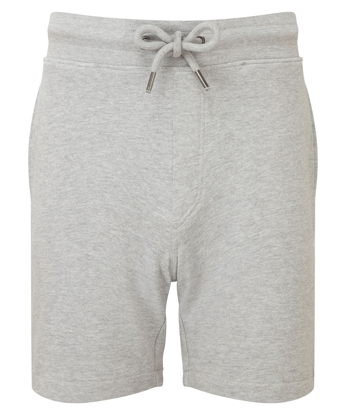 Wombat Mens Recycled Jersey Shorts WB901 - Heather Grey Melange - Customisable Shorts