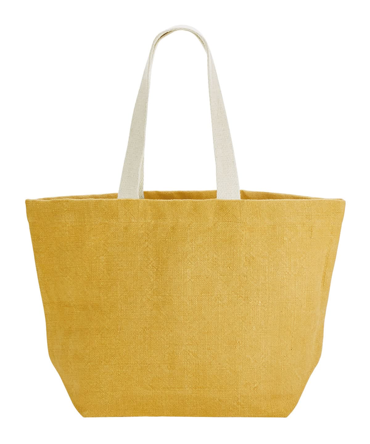 Westford Mill Soft Washed Jute Beach Bag WM466 - Saffron One size - Customisable Bags