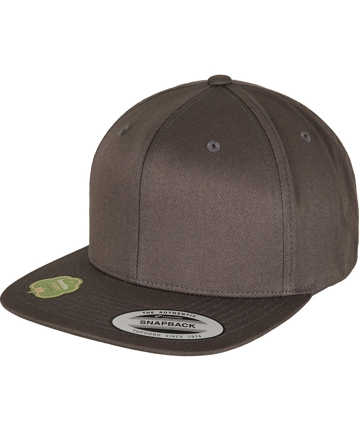 Flexfit By Yupoong Organic Cotton Snapback 6089Oc YP086 - Dark Grey One size - Customisable Caps