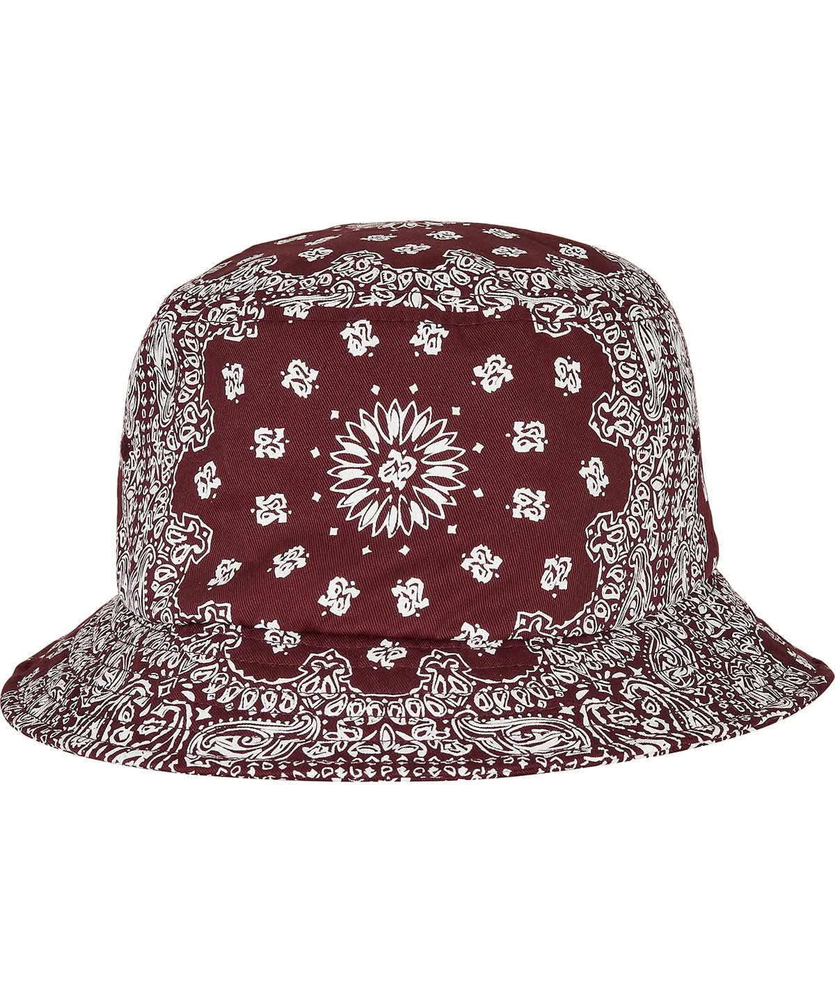 Flexfit By Yupoong Bandana Print Bucket Hat 5003Bp YP140 - Cherry White One size - Customisable Hats