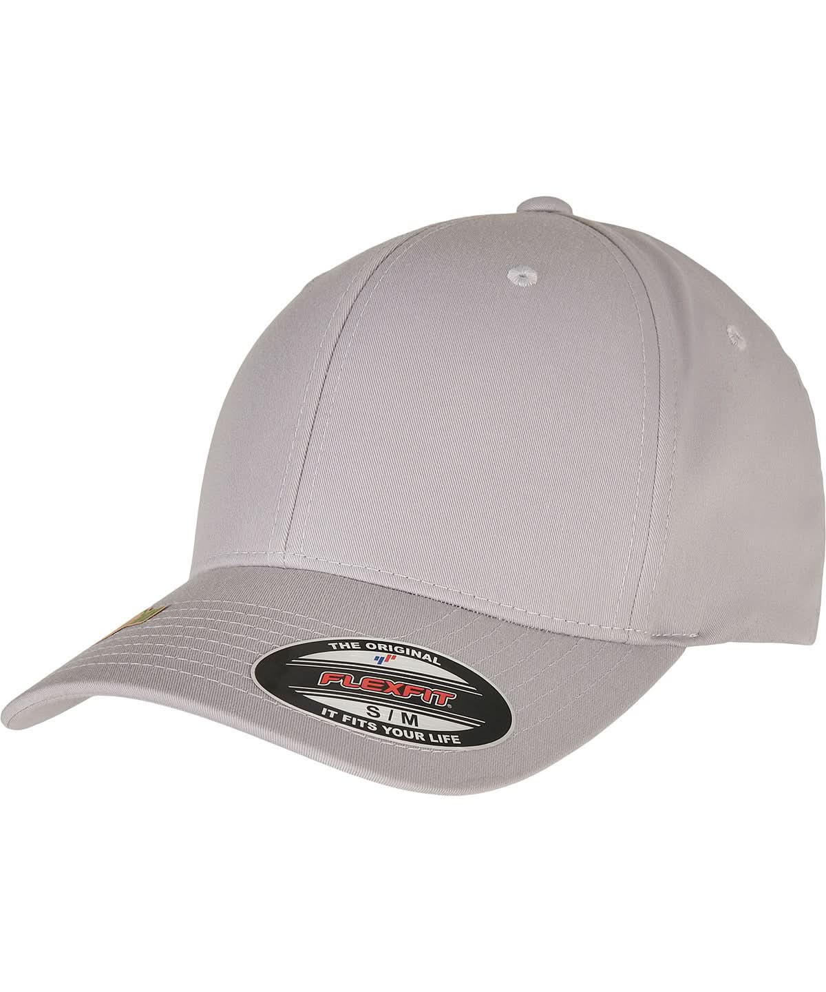 Flexfit By Yupoong Flexfit Recycled Polyester Cap YP174 - Silver - Customisable Caps