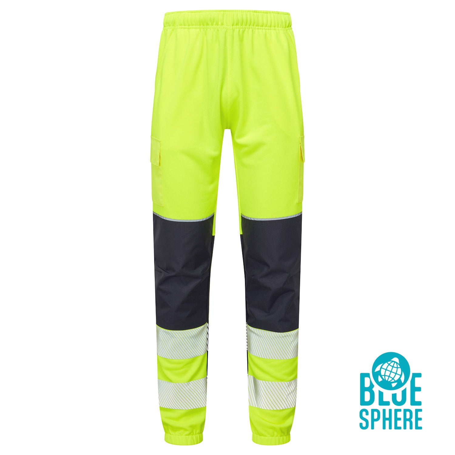 Essentials Hi-Vis Eco CottonCool Yellow Jogger - ESS15 - Yellow - Customisable TROUSERS