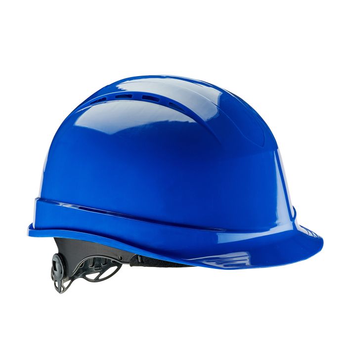 Supertouch - Industrial Safety Helmet with Wheel Ratchet - HBG2 - Blue One size - Customisable Head Protection