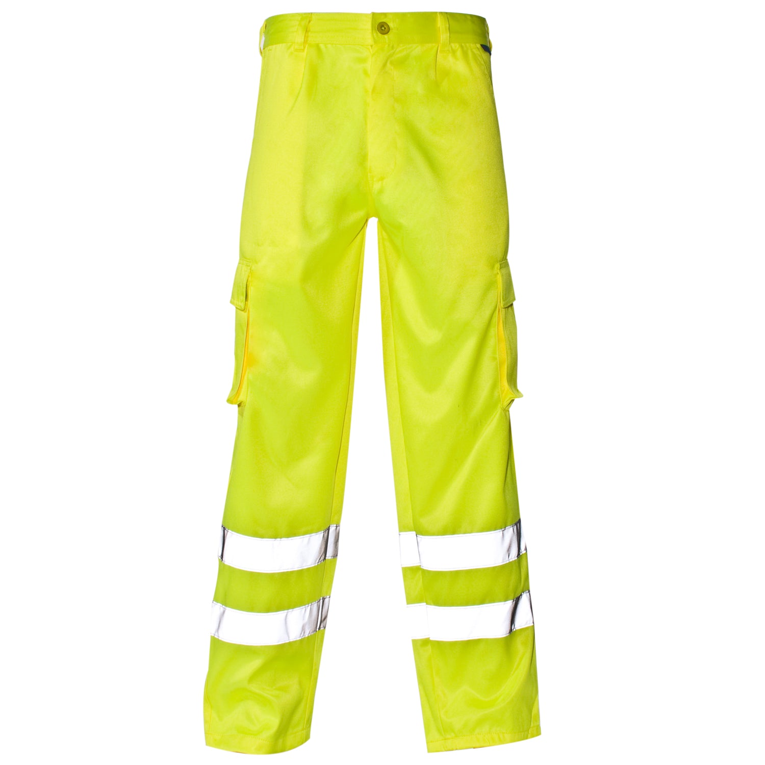 Supertouch Hi Vis Yellow Combat Trousers - H62 - Yellow - Customisable Trousers
