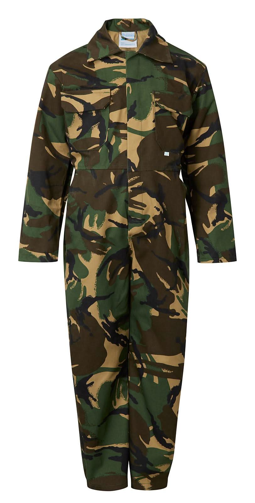 Fort Tearaway Junior Coverall 333 - Woodland - Customisable Coveralls