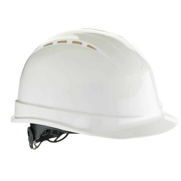 Supertouch - Industrial Safety Helmet with Wheel Ratchet - HBG2 - White One size - Customisable Head Protection