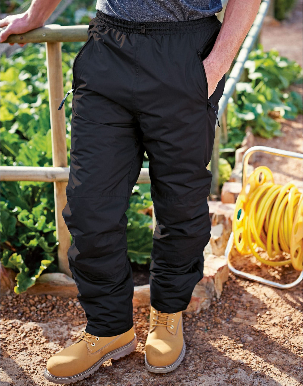 Regatta Wetherby Lined Overtrouser R - - Black L - Customisable Trousers & Jogpants