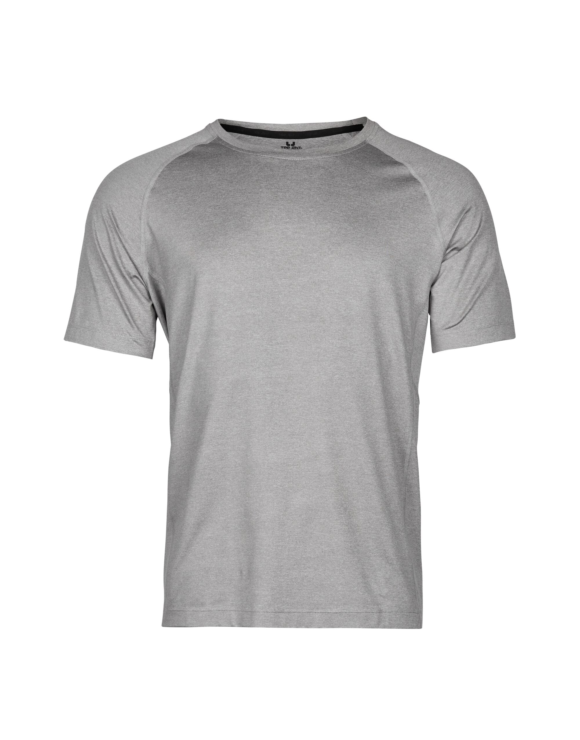 Tee Jays Mens CoolDry Tee TJ7020 - Grey Melange - Customisable T-Shirt