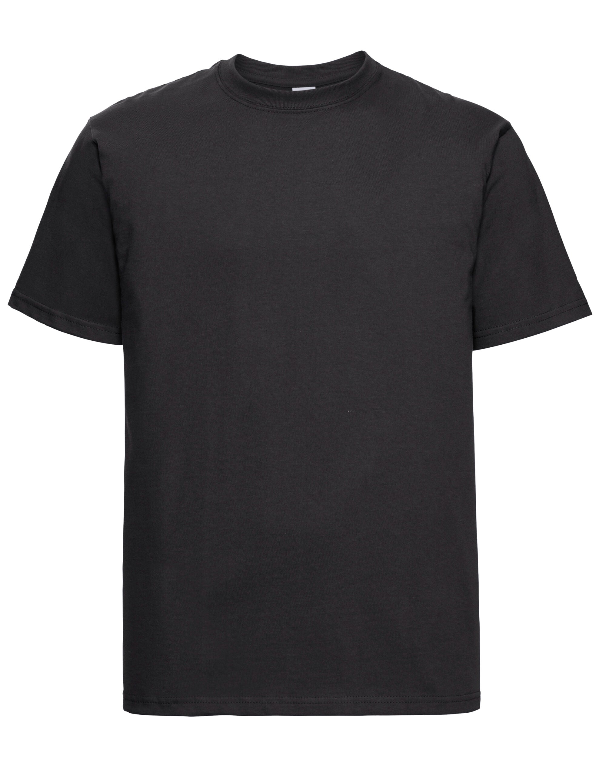 Russell Short Sleeve Collection Russell Short Sleeve Classic Heavyweight T 215M - Black - Customisable T-Shirt