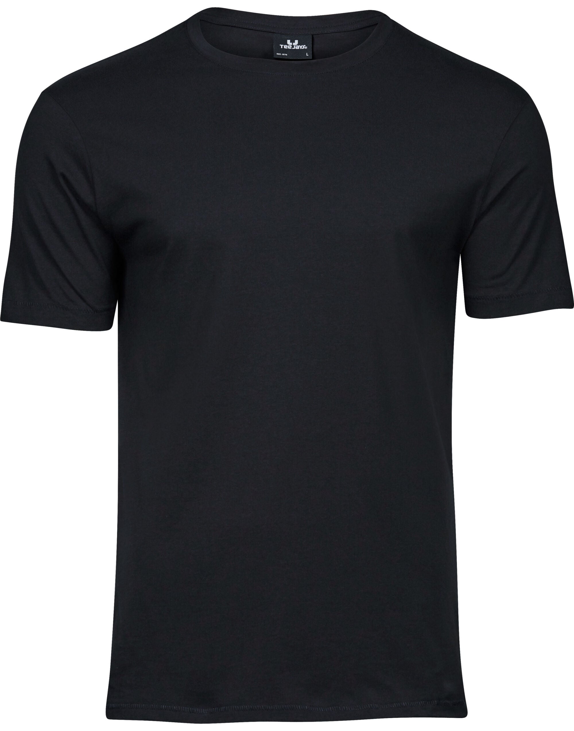 Tee Jays Mens Luxury Tee TJ5000 - Black - Customisable T-Shirt