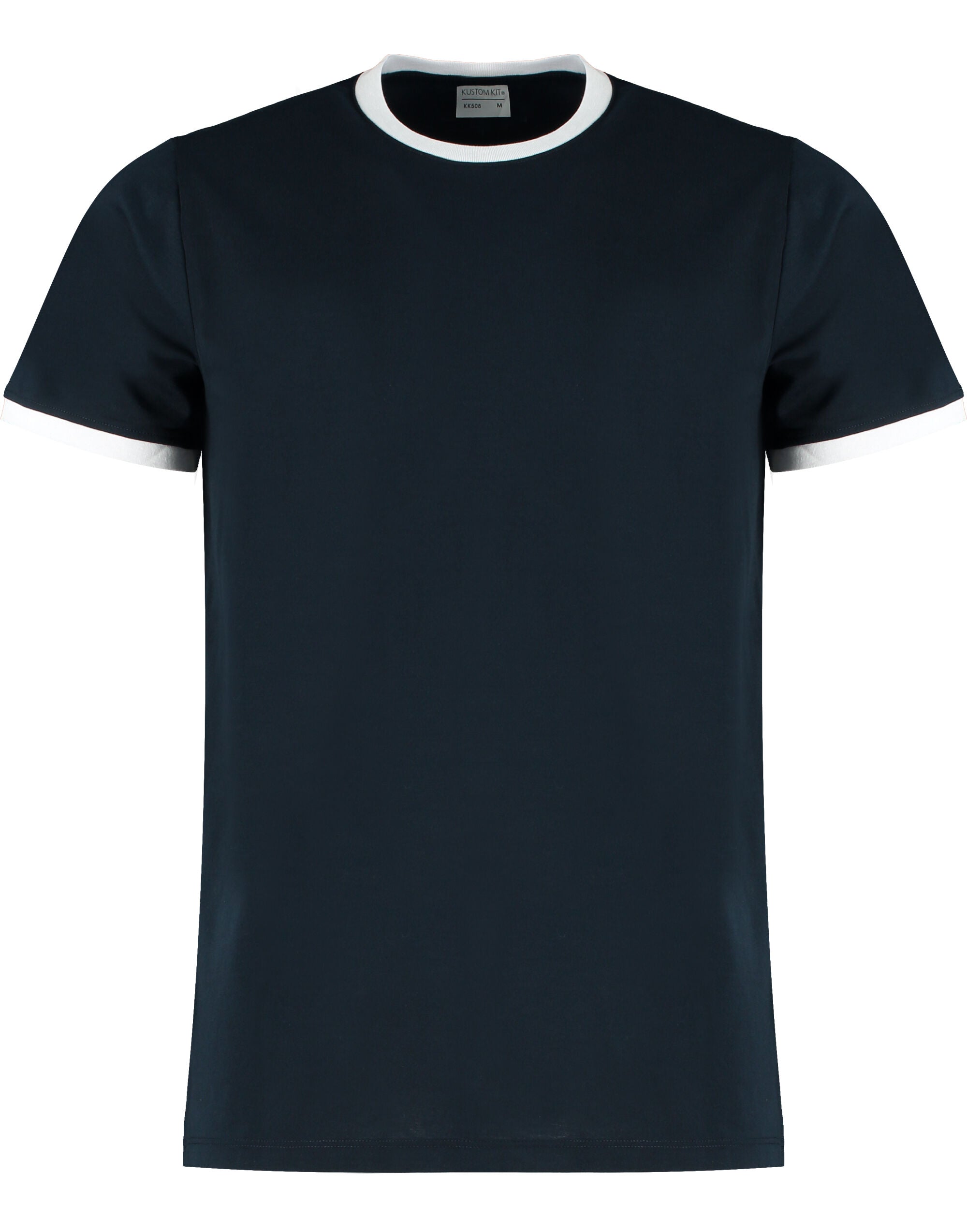 Kustom Kit Mens Fashion Fit Ringer Tee KK508 - - Customisable T-Shirt