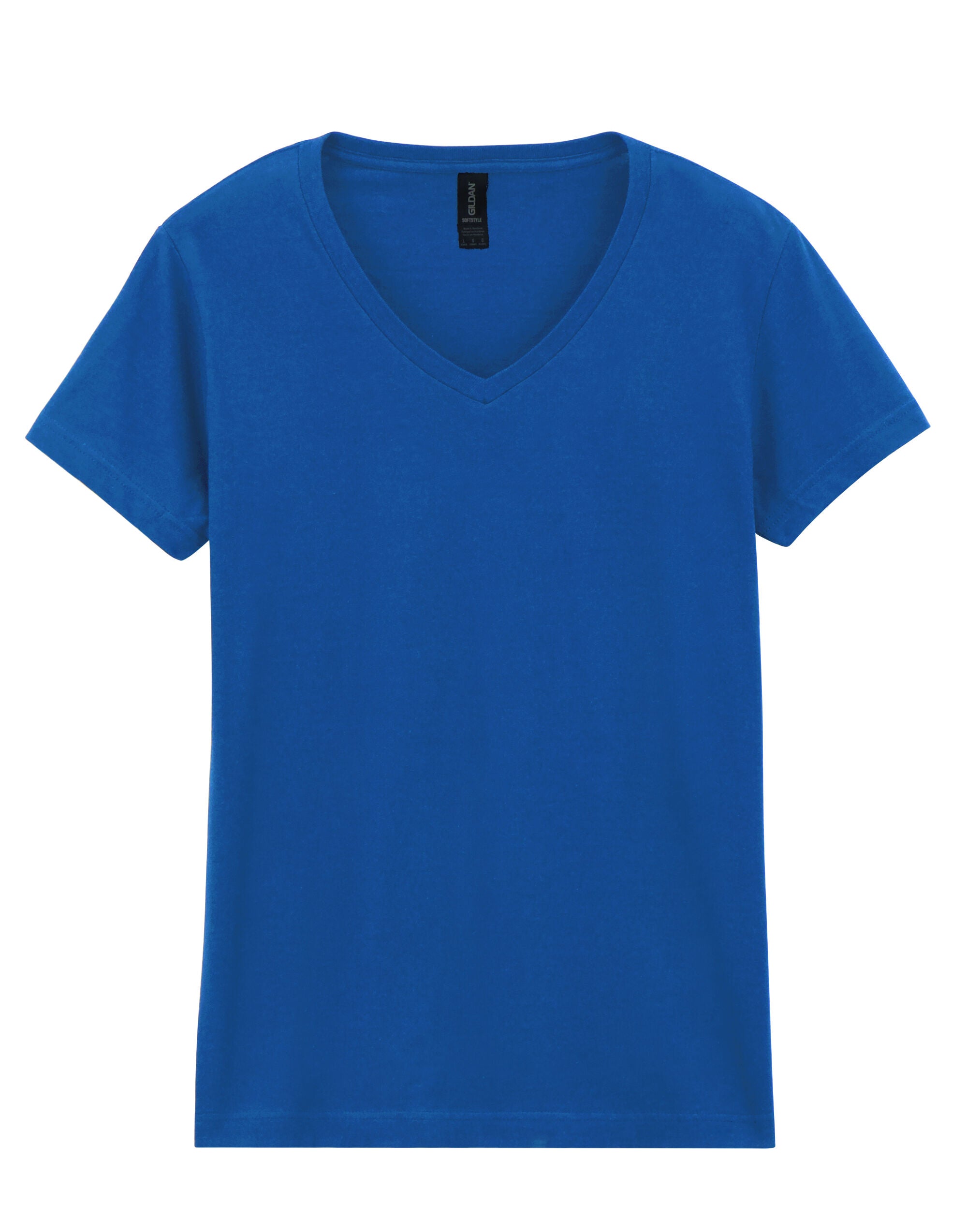 Gildan Softstyle Ladies V-Neck T-Shirt 64v00l - - Customisable T-Shirt