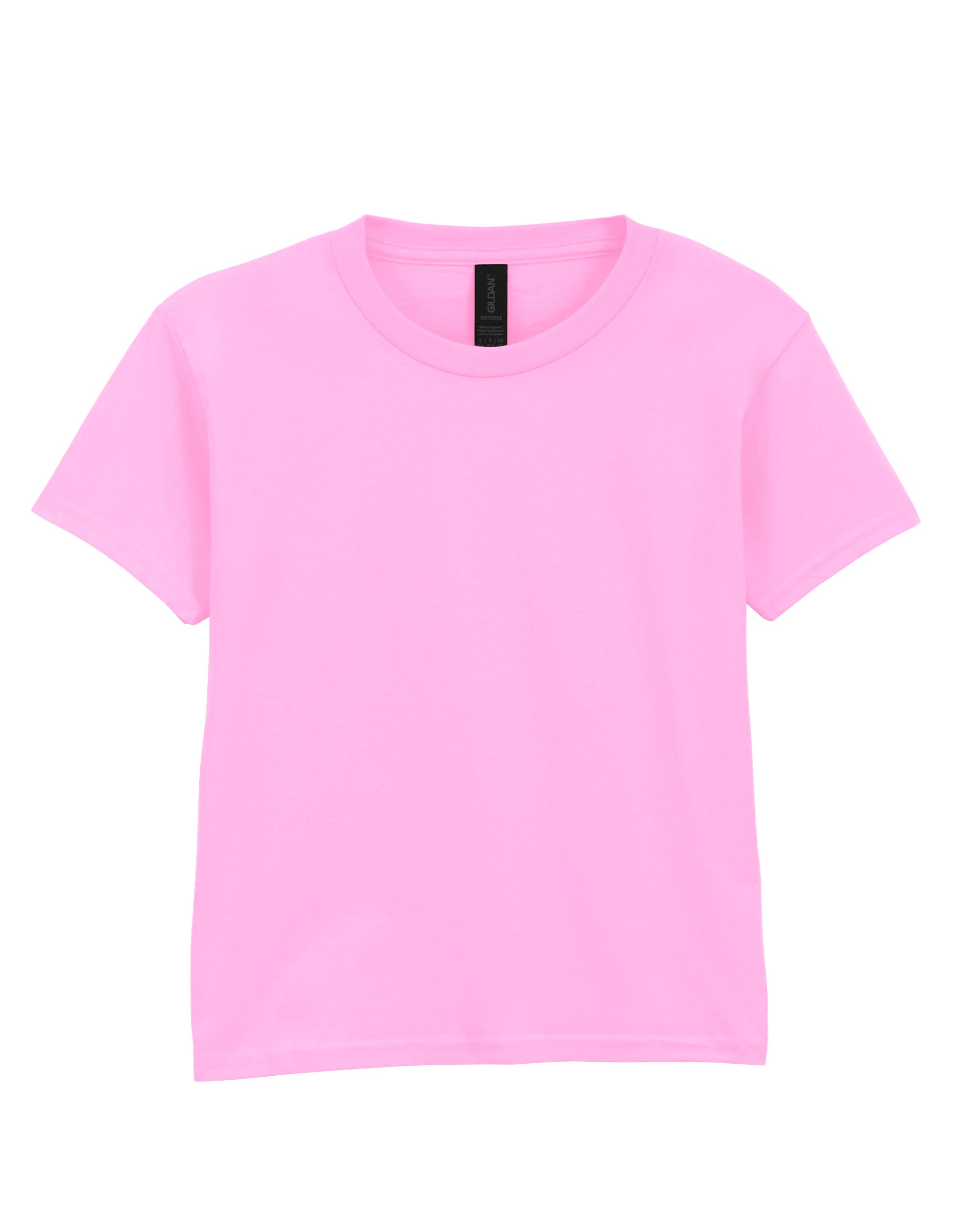 Gildan Softstyle Youth T-Shirt 64000b - Light Pink - Customisable T-Shirt