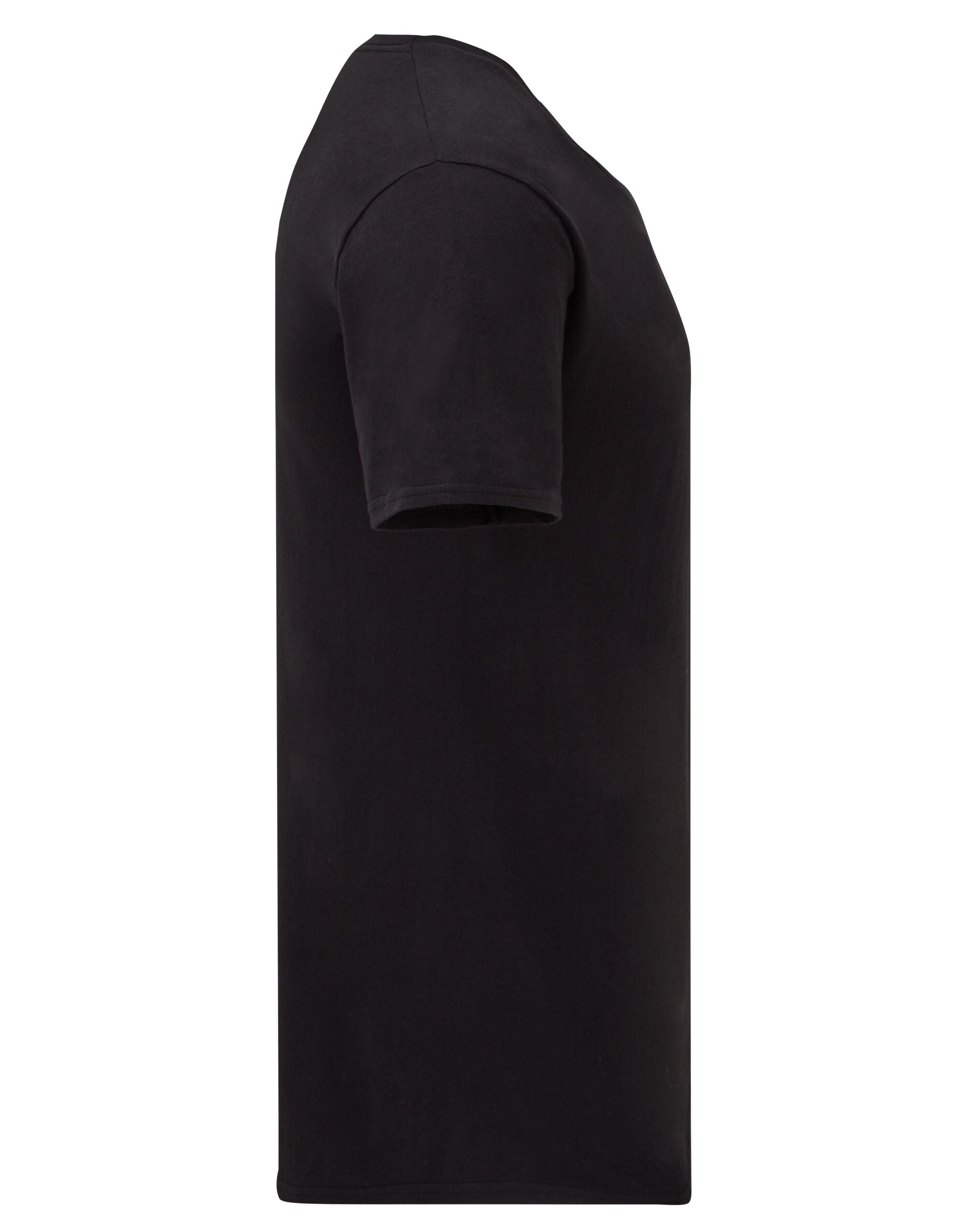 Mens Iconic 150 V Neck T 61442 - Black - Customisable T-Shirt