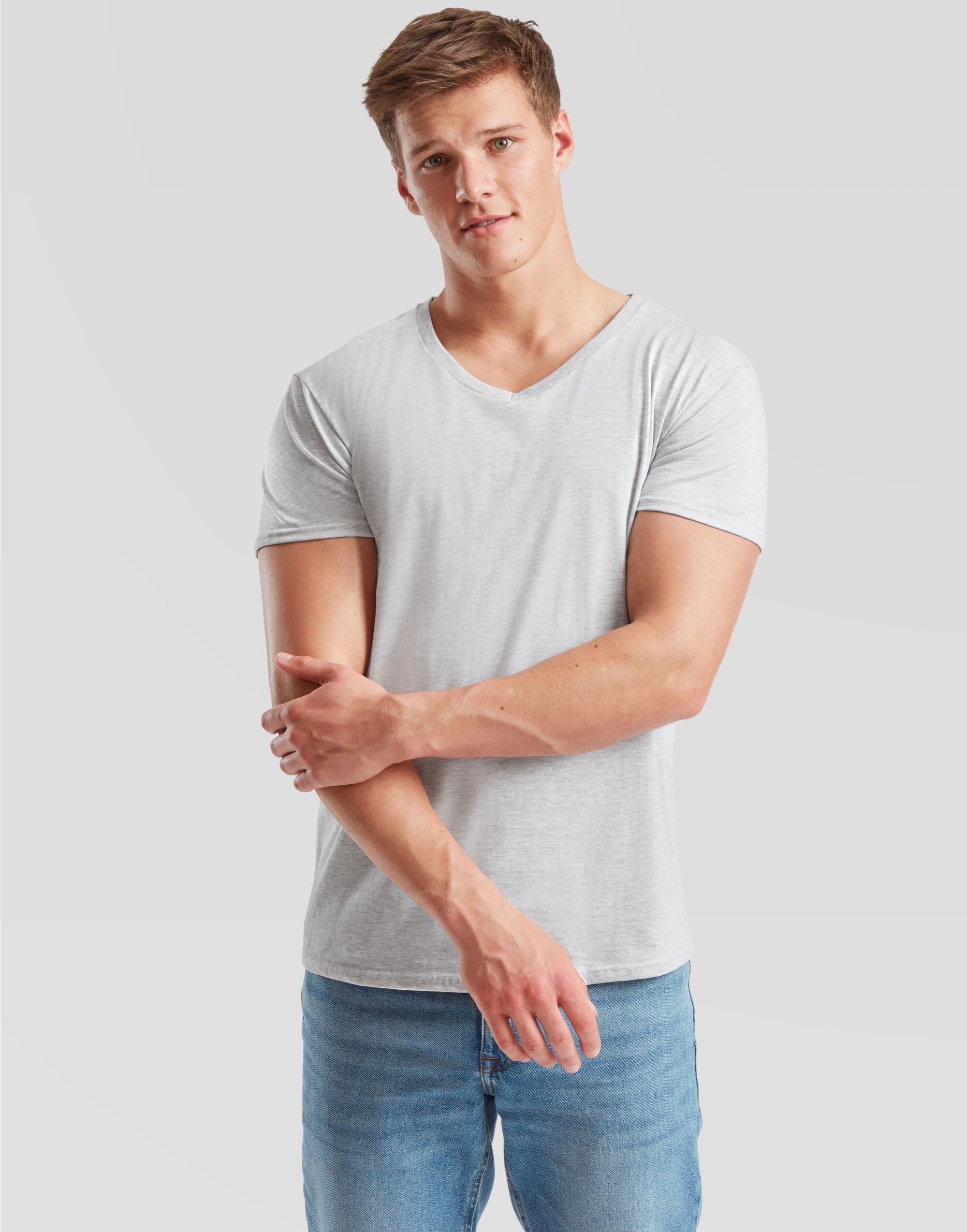 Mens Iconic 150 V Neck T 61442 - - Customisable T-Shirt
