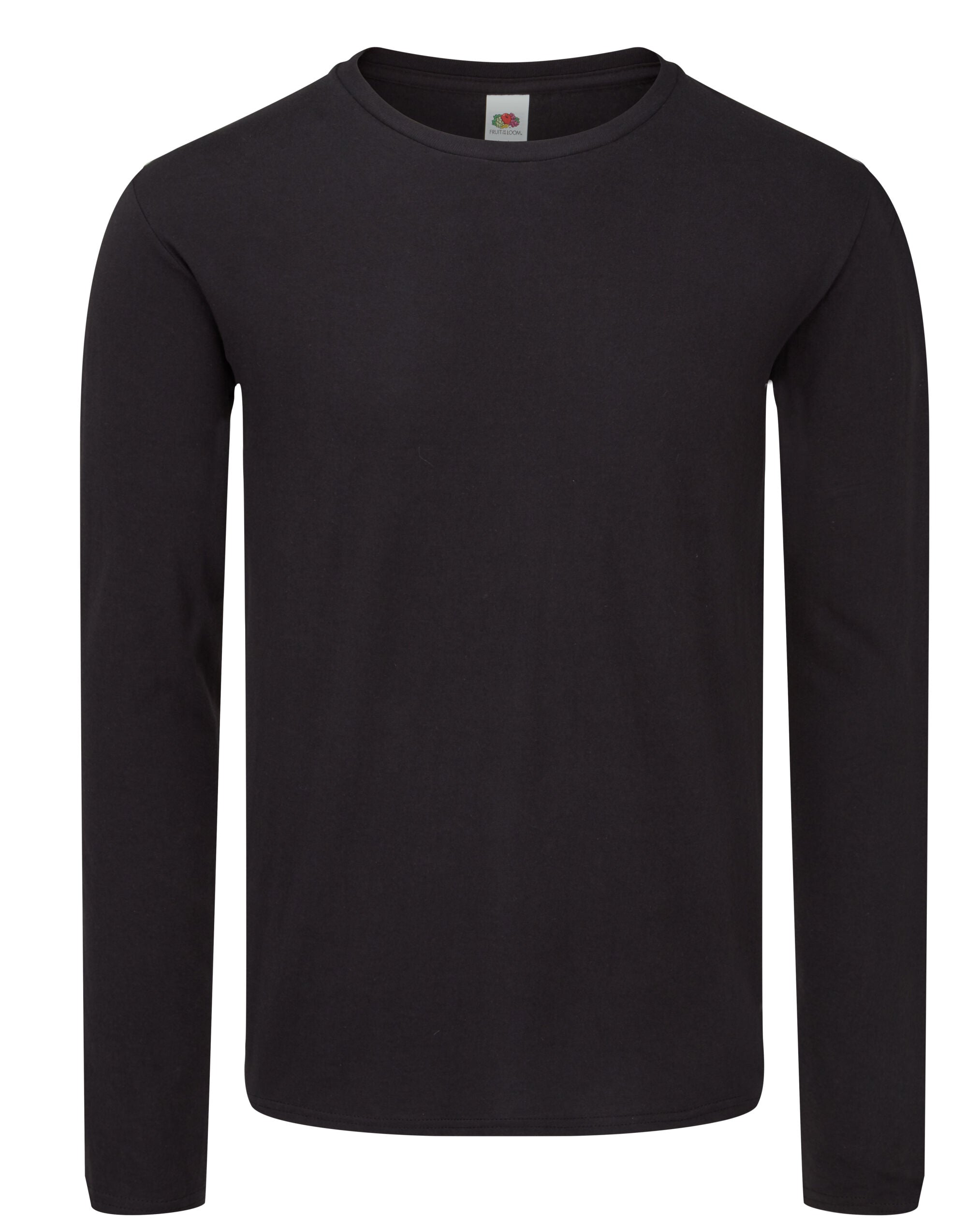 Iconic 150 Long Sleeve T 61446 - Black - Customisable T-Shirt