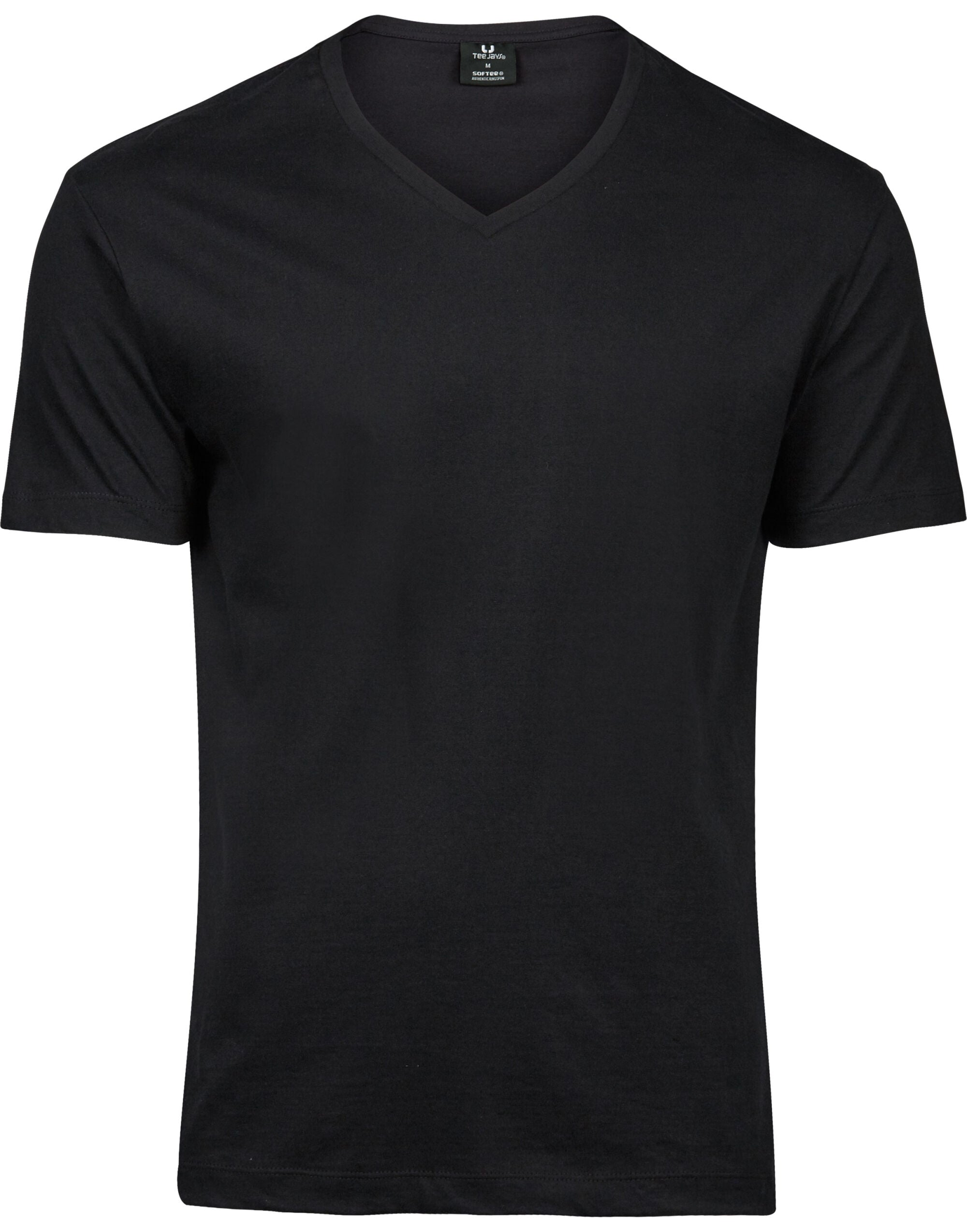 Tee Jays Fashion V-Neck Sof Tee TJ8006 - Black - Customisable T-Shirt