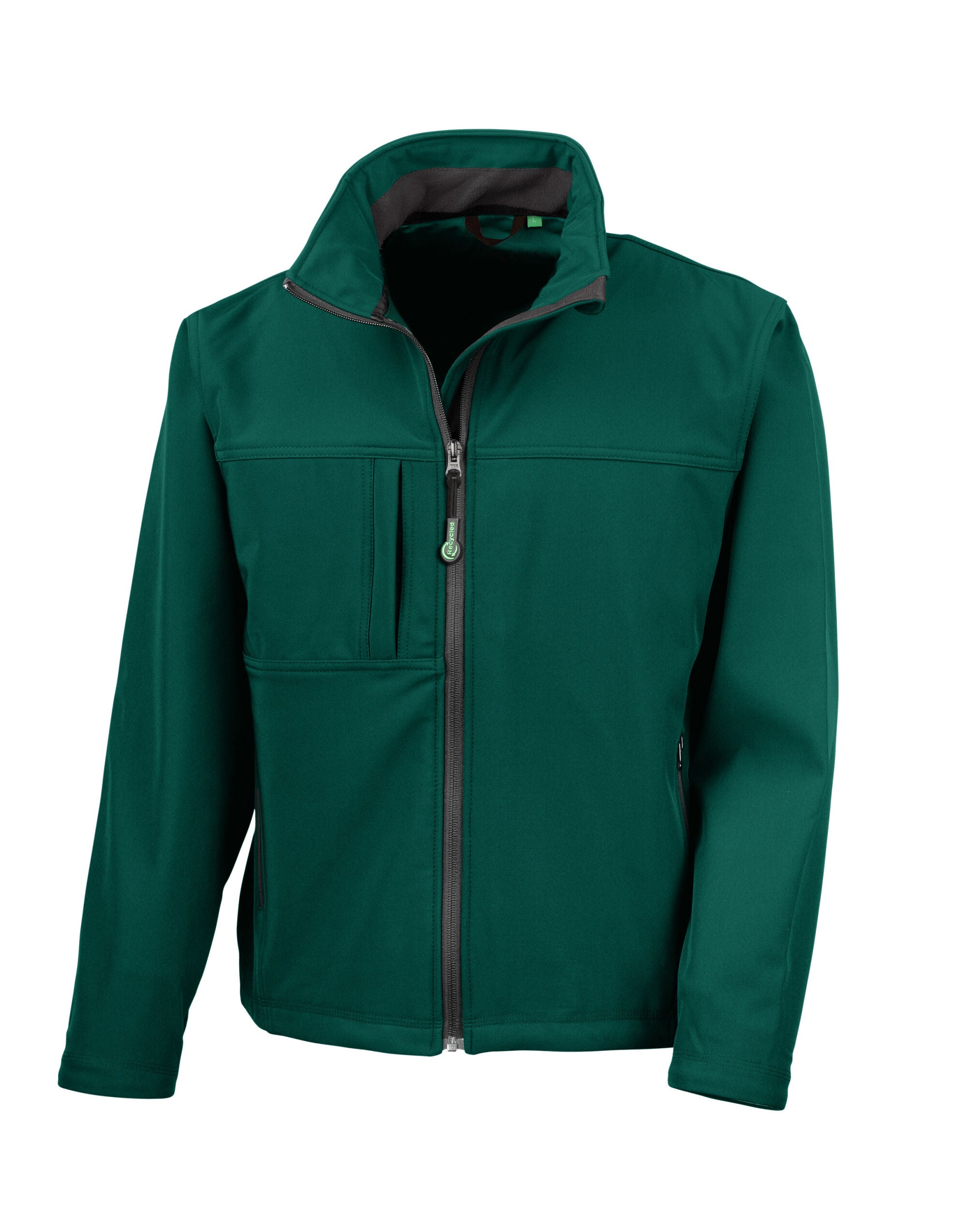Result Mens Classic Softshell Jacket R121M - Bottle Green - Customisable Jacket