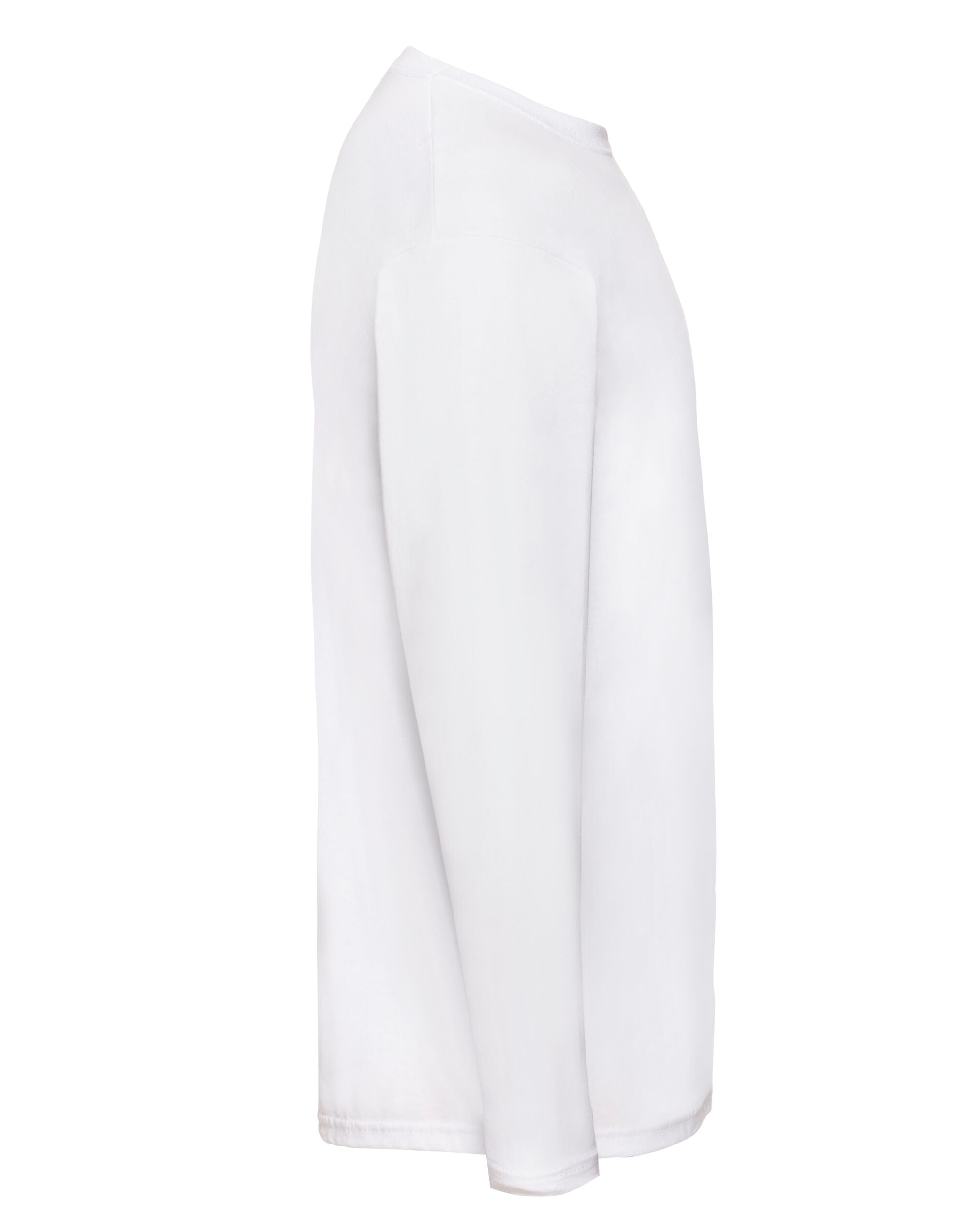 Mens Valueweight Long Sleeve T 61038 - White - Customisable T-Shirt
