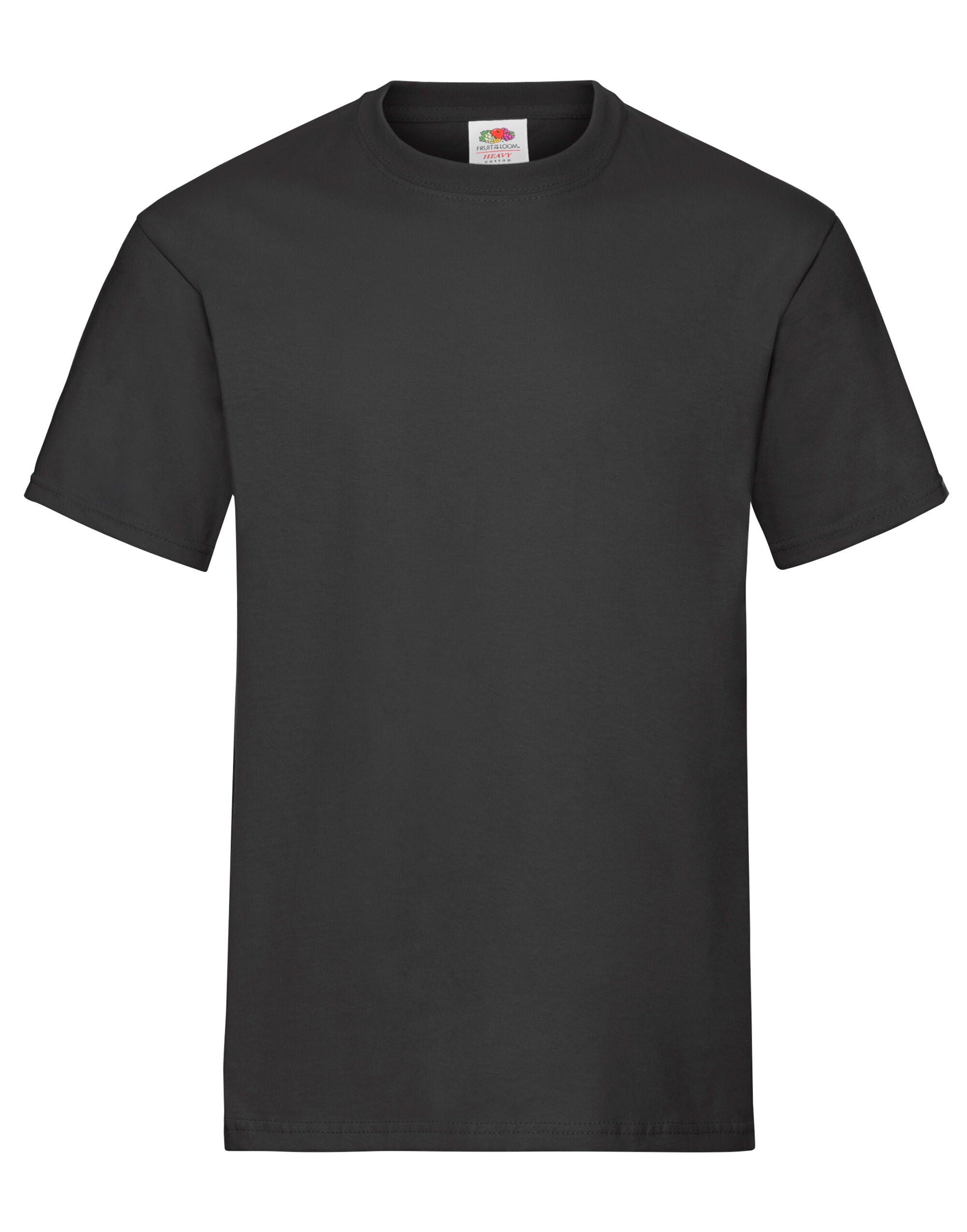 Mens Heavy T 61212 - Black - Customisable T-Shirt