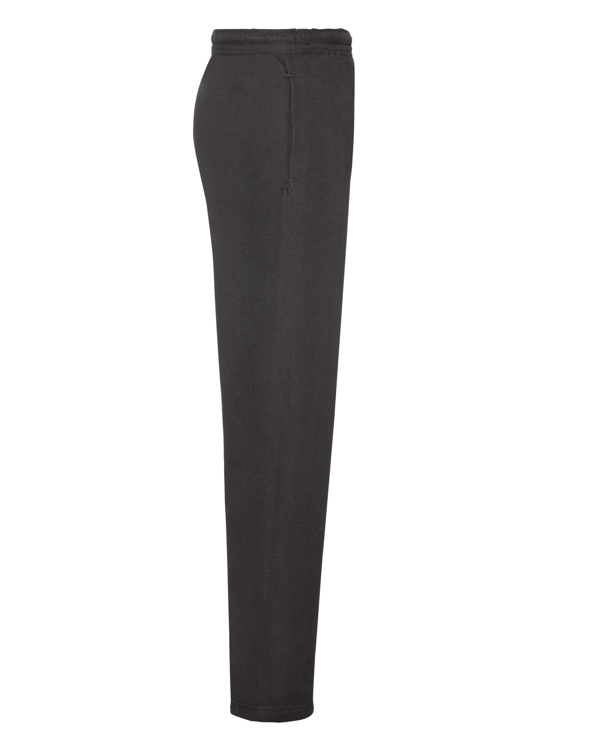 Mens Classic Open Hem Jog Pants 64032 - Black - Customisable Joggers