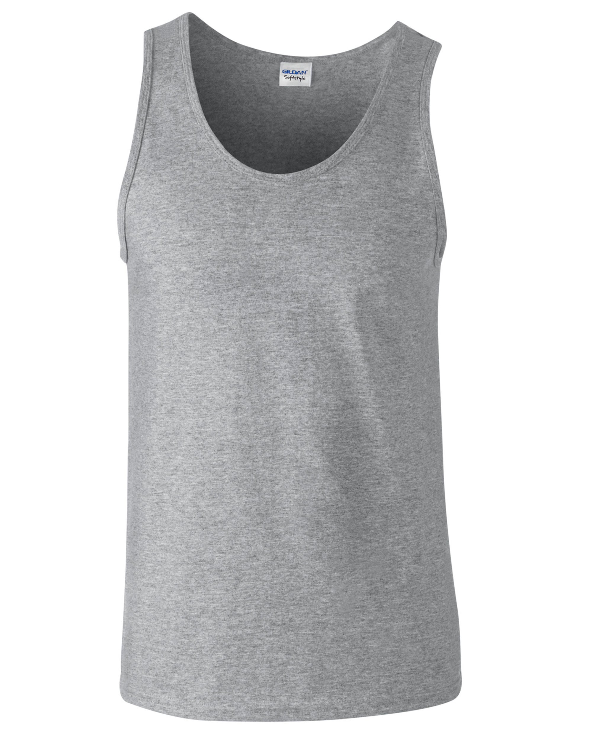 Gildan GIldan Softstyle Adult Tank Top 64200 - Sport Grey (RS) - Customisable T-Shirt