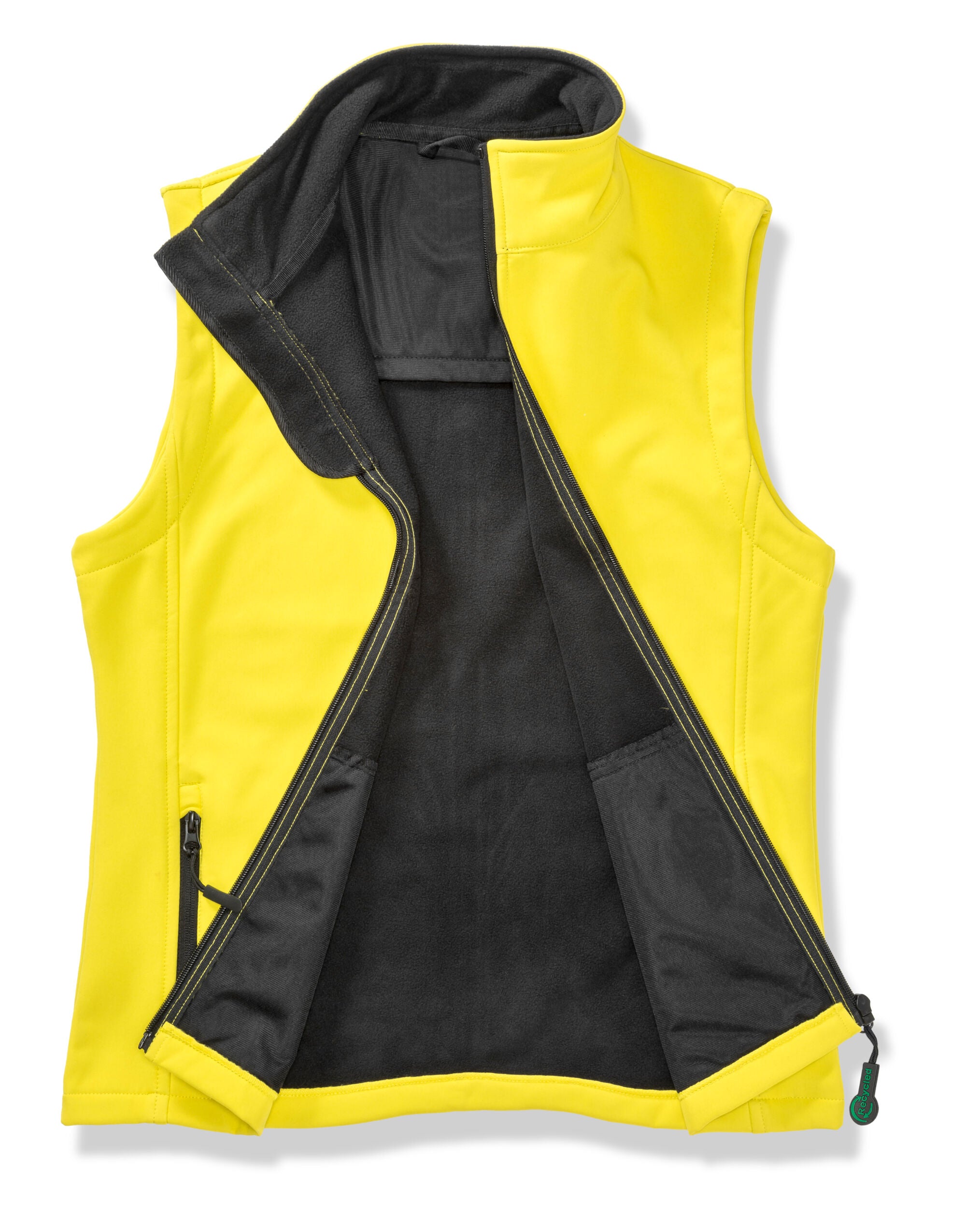 Result Core Mens Printable Sshell BWarm R232M - Yellow Black - Customisable Jacket