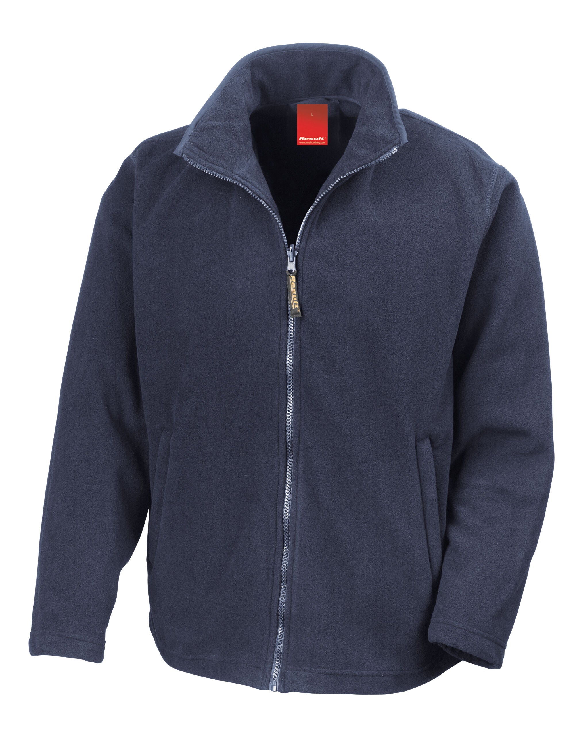Result Mens Horizon Microfleece Jacket R115M - Navy - Customisable Jacket