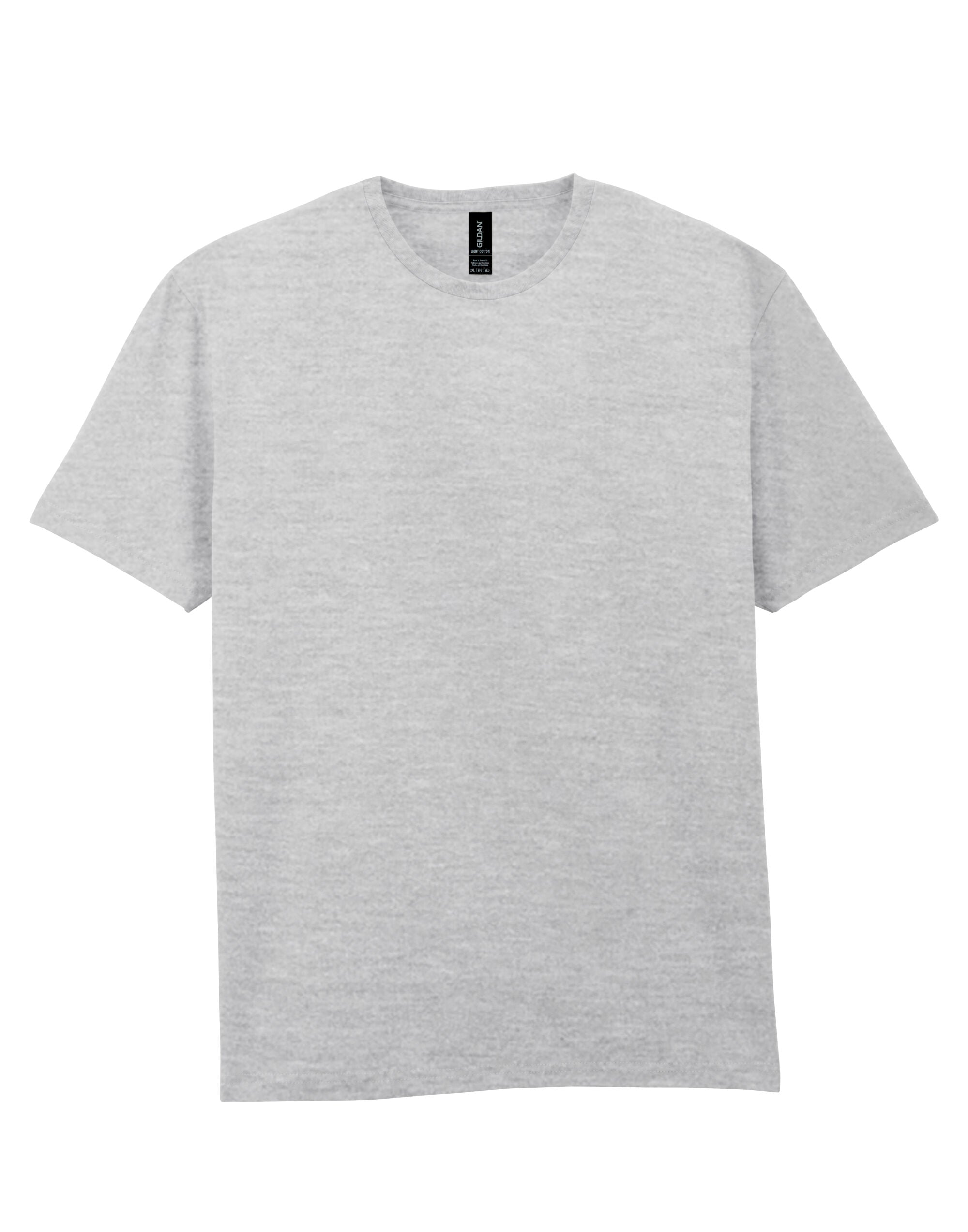 Gildan Light Cotton Adult T Shirt 3000 - Sport Grey - Customisable T-Shirt